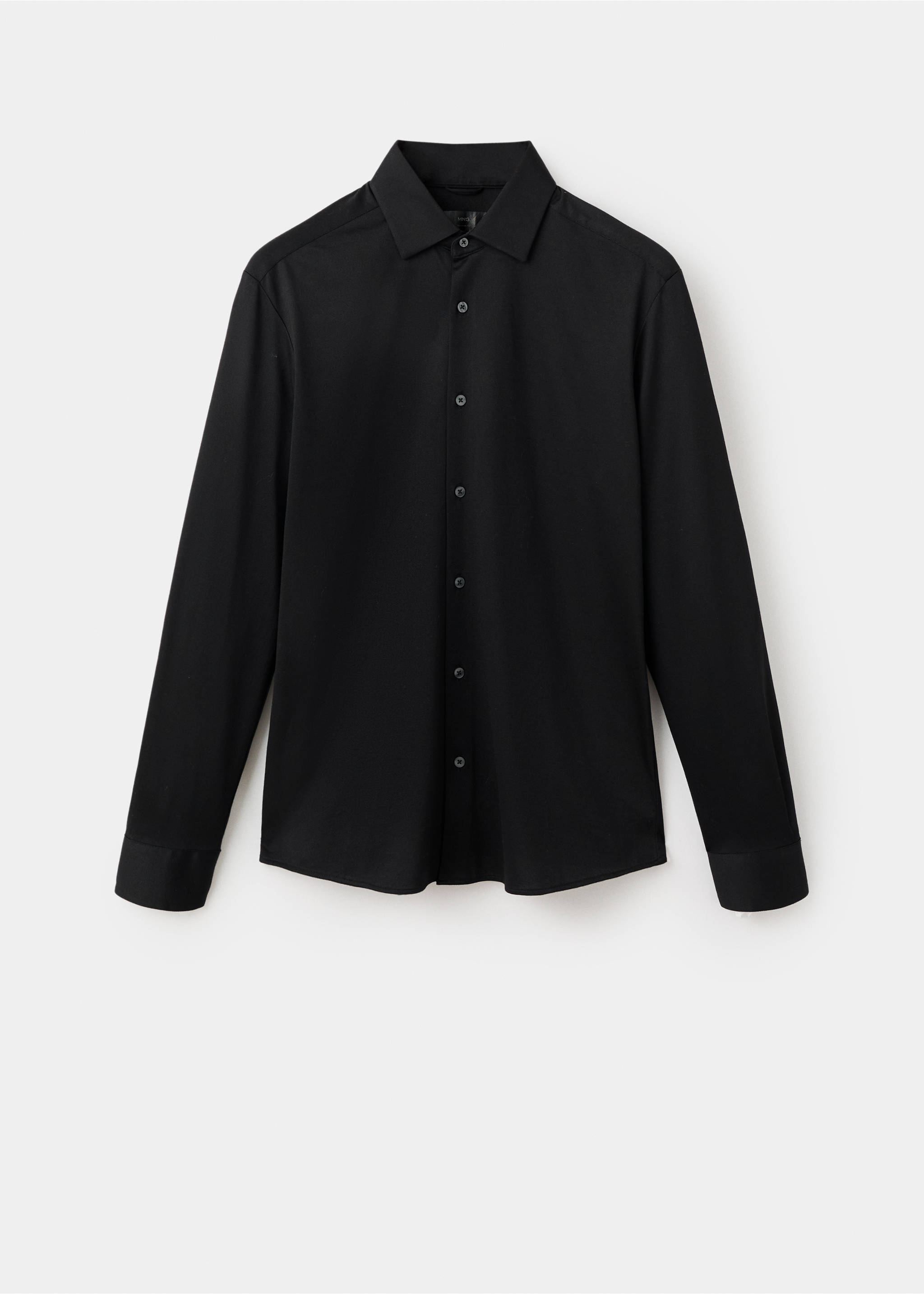 Chemise comfort stretch non-iron - Article sans modèle, Noir. Ref: 17035981-00.