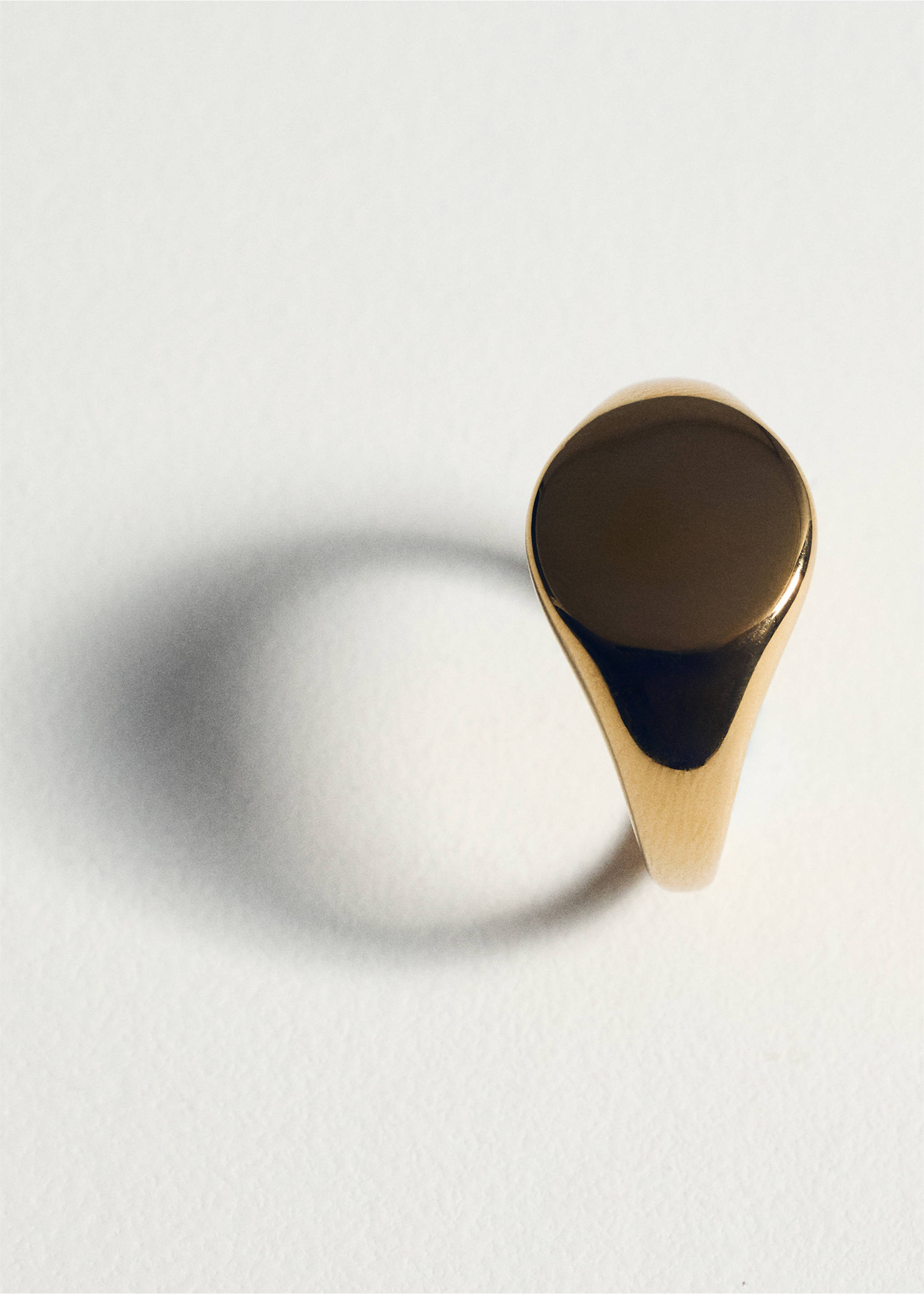 Anillo sello acero inoxidable - Detalle del artículo 5, Oro. Ref: 17035996-00.