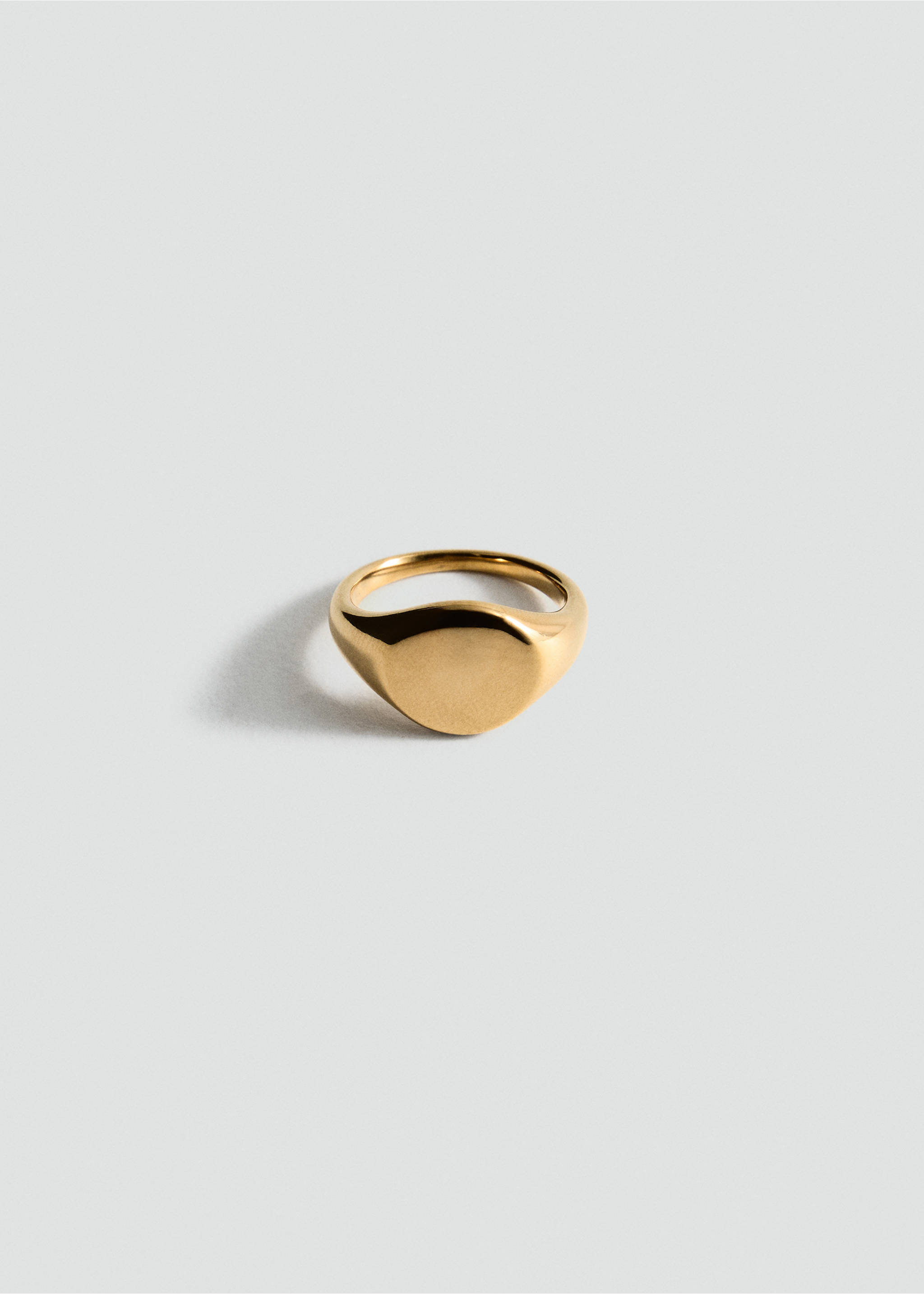 Siegelring aus rostfreiem Stahl - Artikel ohne Model, Gold. Ref: 17035996-00.