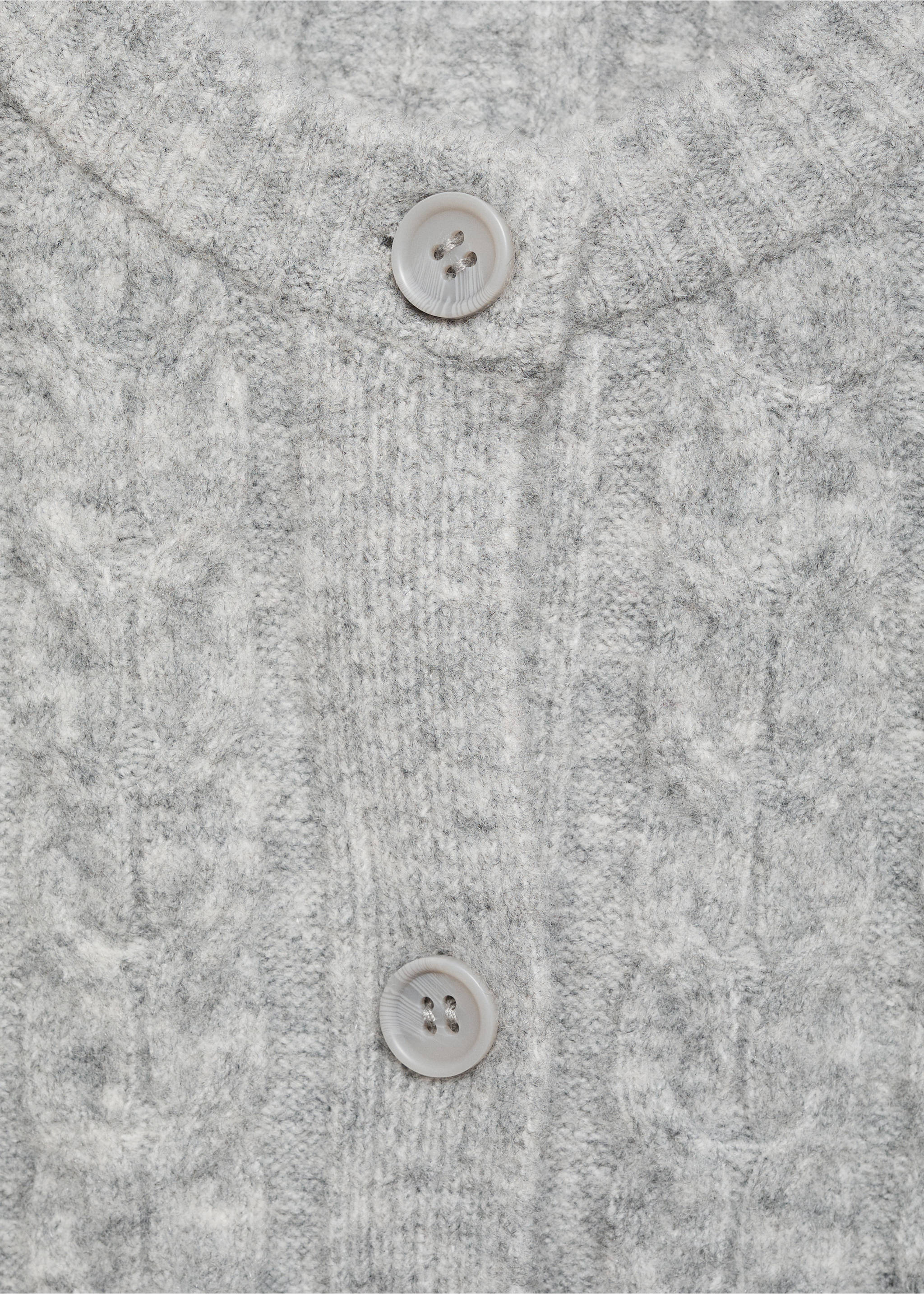 Cárdigan punto botones - Detalle del artículo 8, Gris medio vigoré. Ref: 17036339-00.
