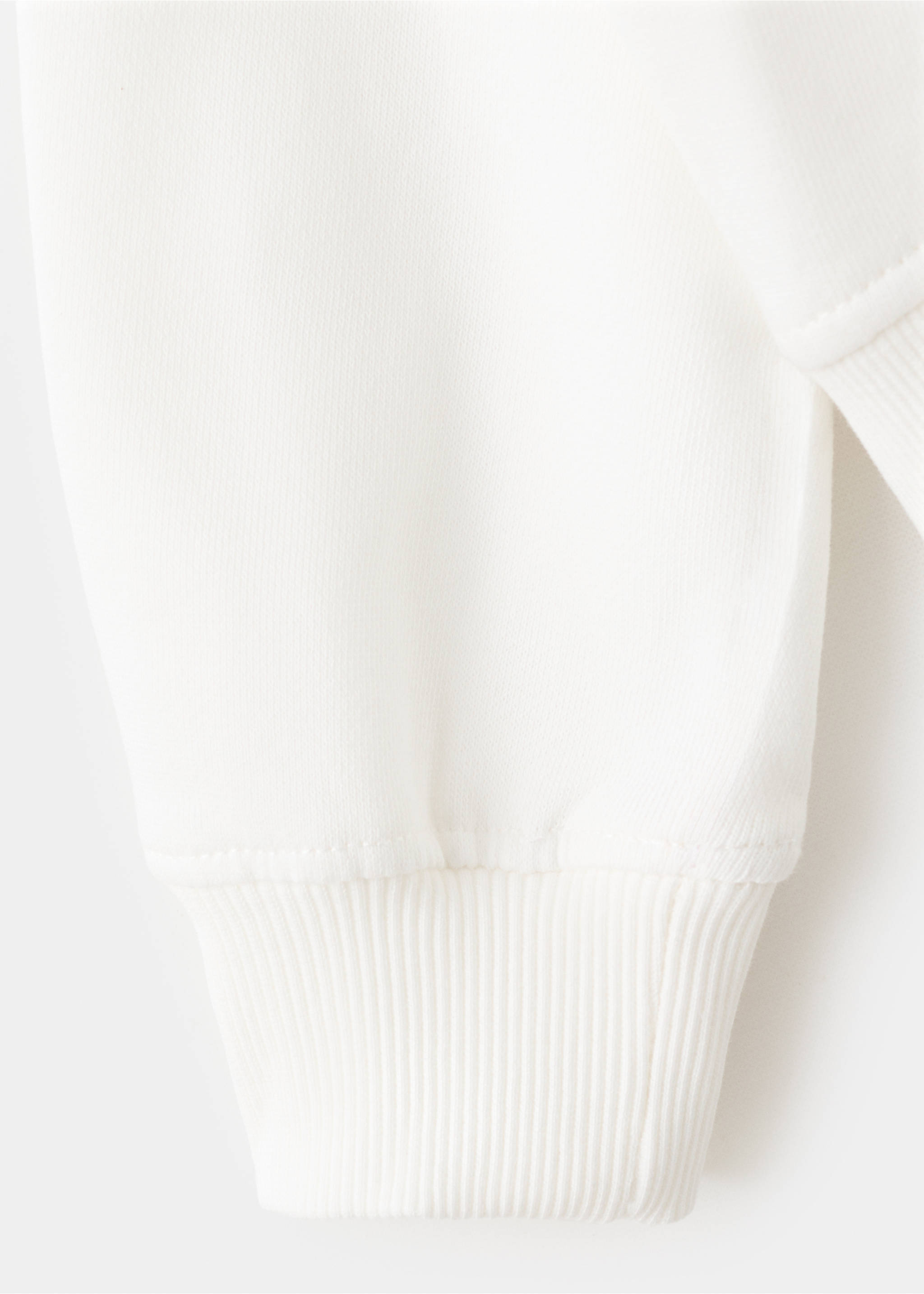 Sweat-shirt coton imprimé - Détail de l'article 0, Blanc cassé. Ref: 17036343-00.