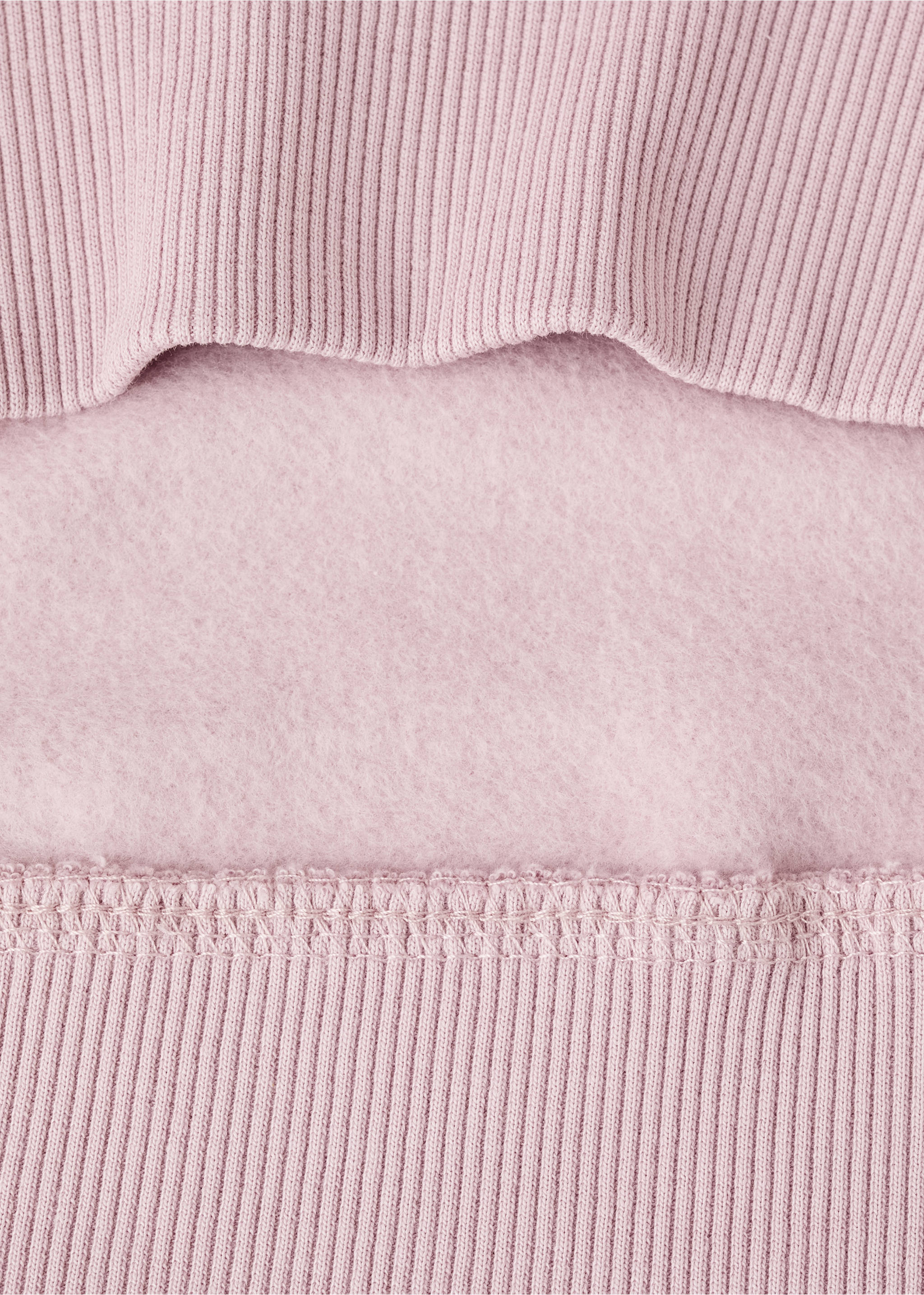 Printed cotton sweatshirt - Details of the article 0, Pink. Ref: 17036343-00.