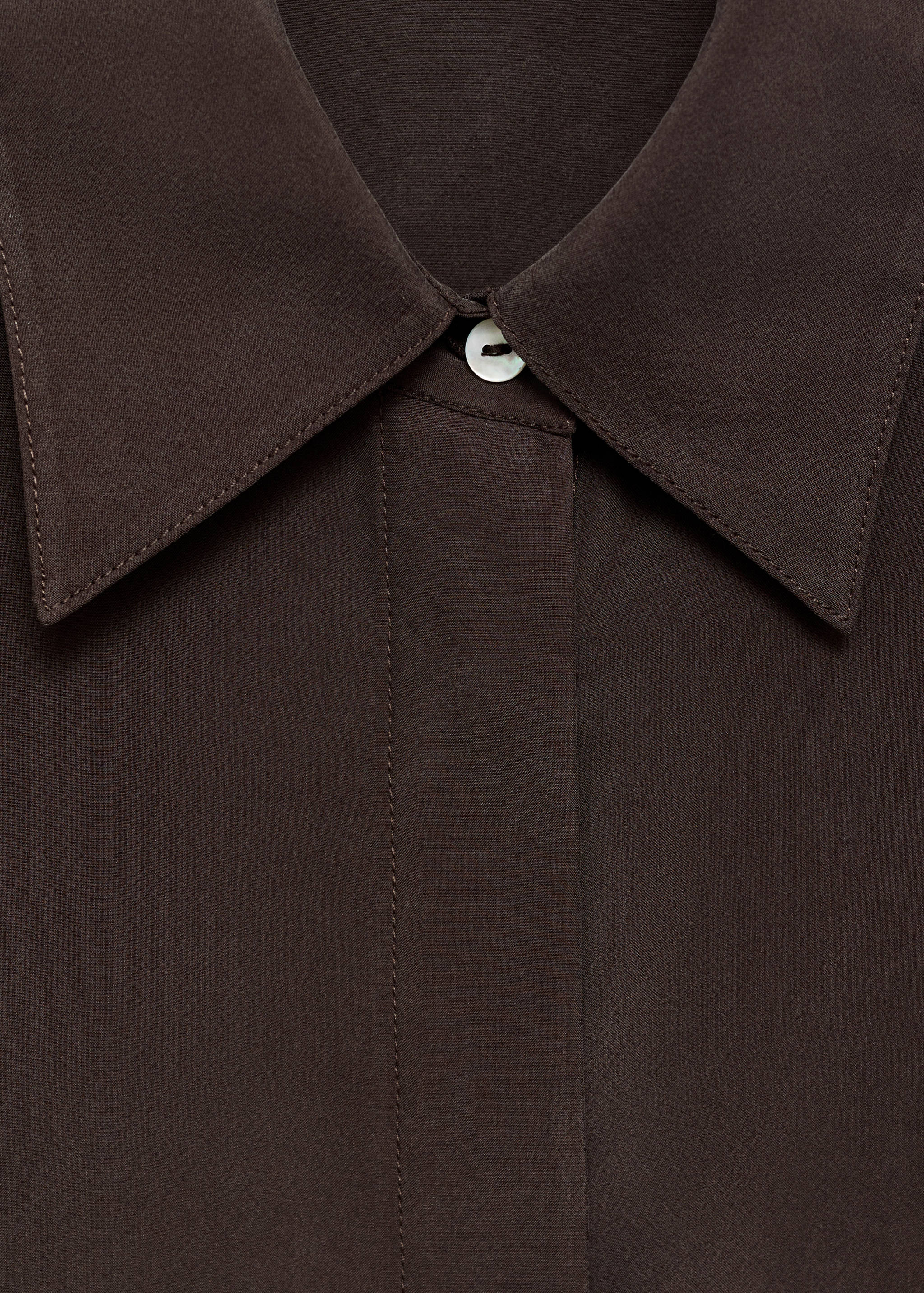 Oversize-Hemd aus 100% Seide - Detail des Artikels 8