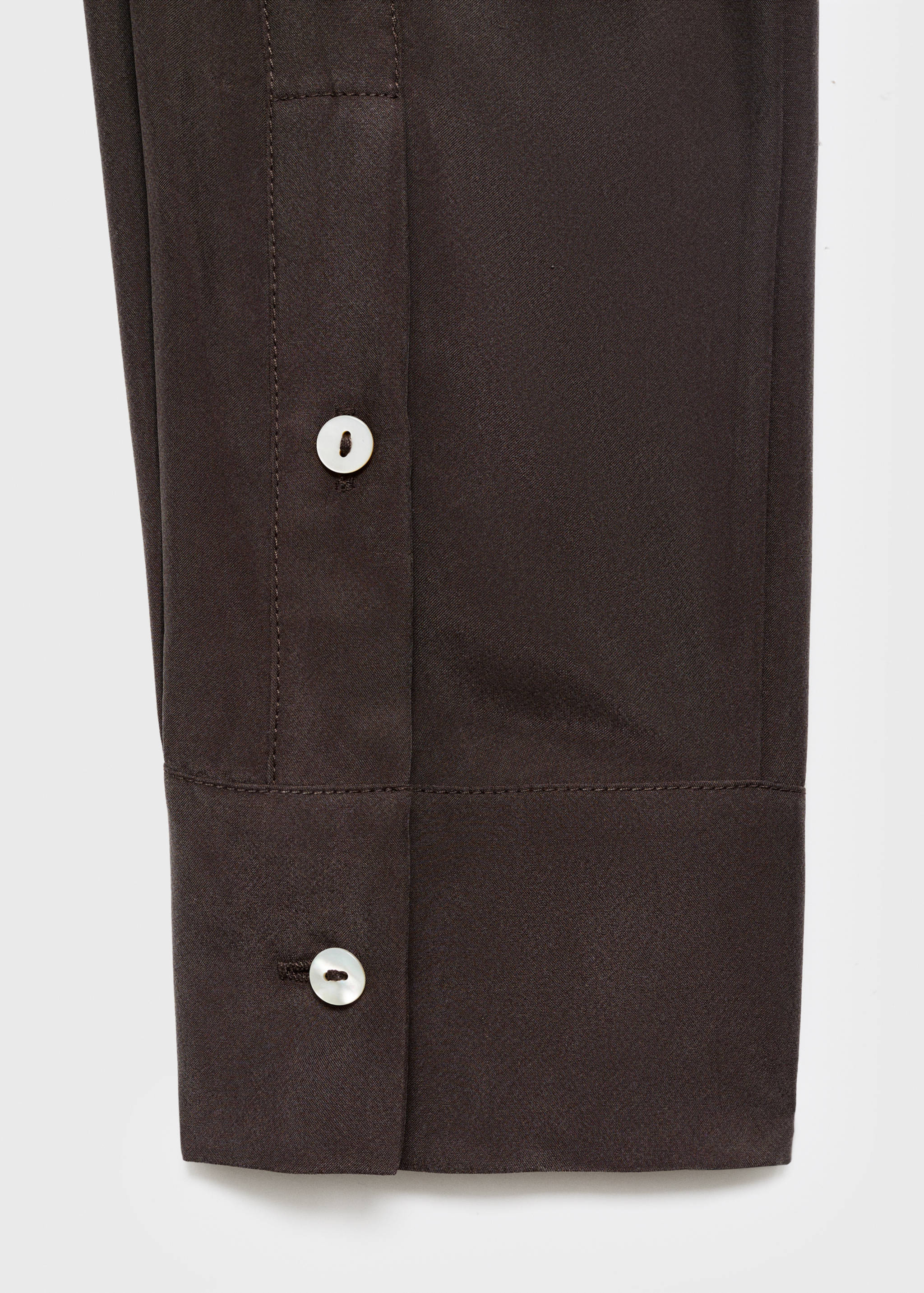 Oversize-Hemd aus 100% Seide - Detail des Artikels 0