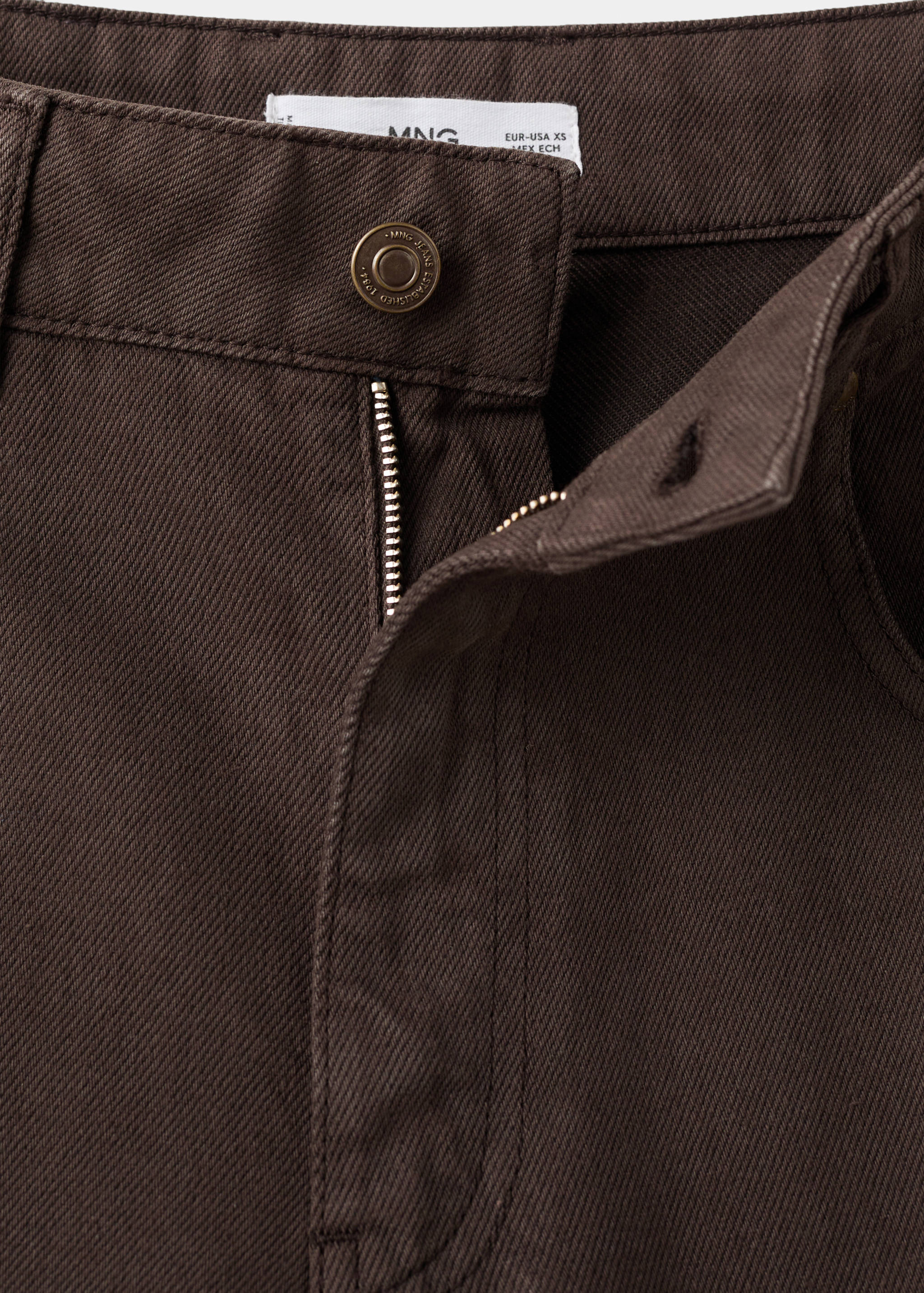 Mid-rise straight jeans - Details of the article 8