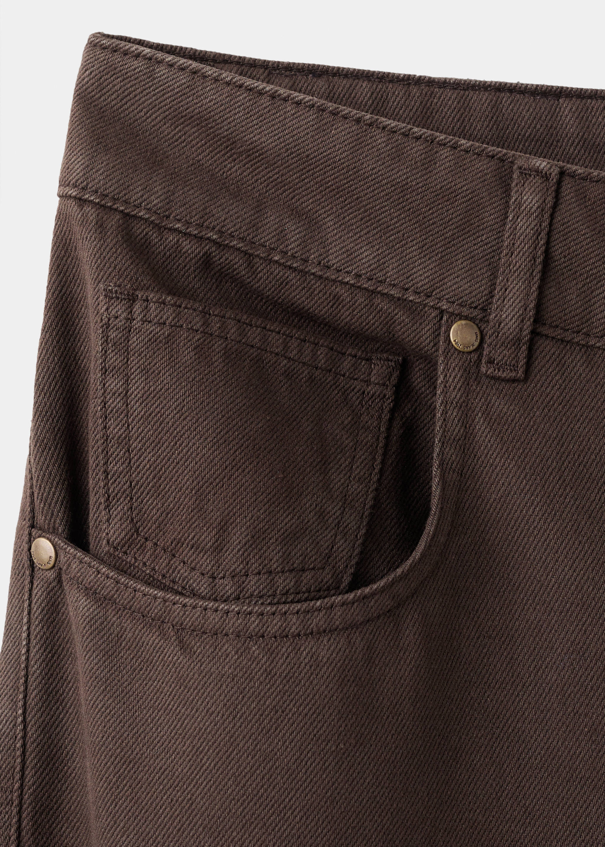Mid-rise straight jeans - Details of the article 0