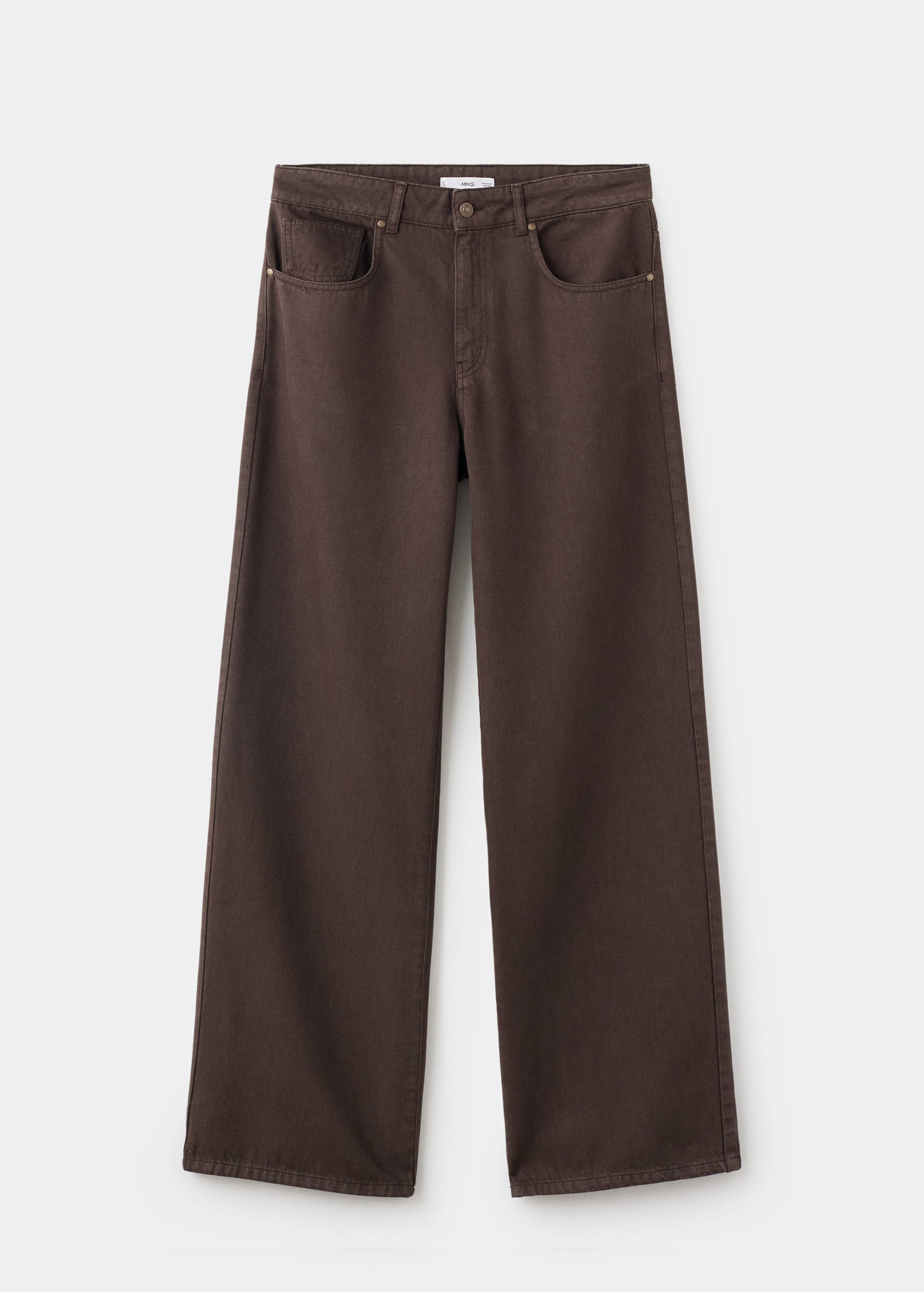 Mid-rise straight jeans - Article without model