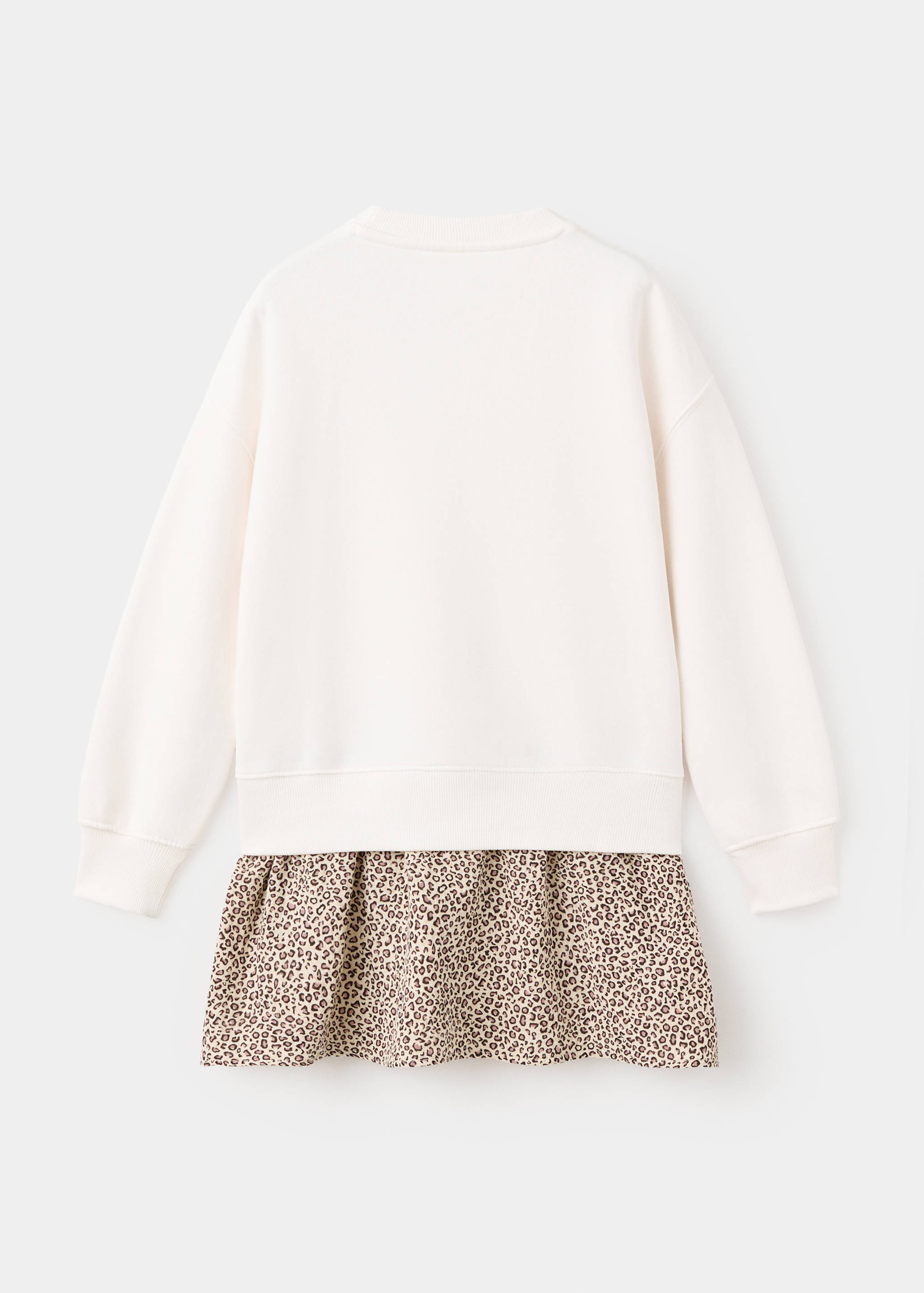 Robe effet sweat léopard - Verso de l’article