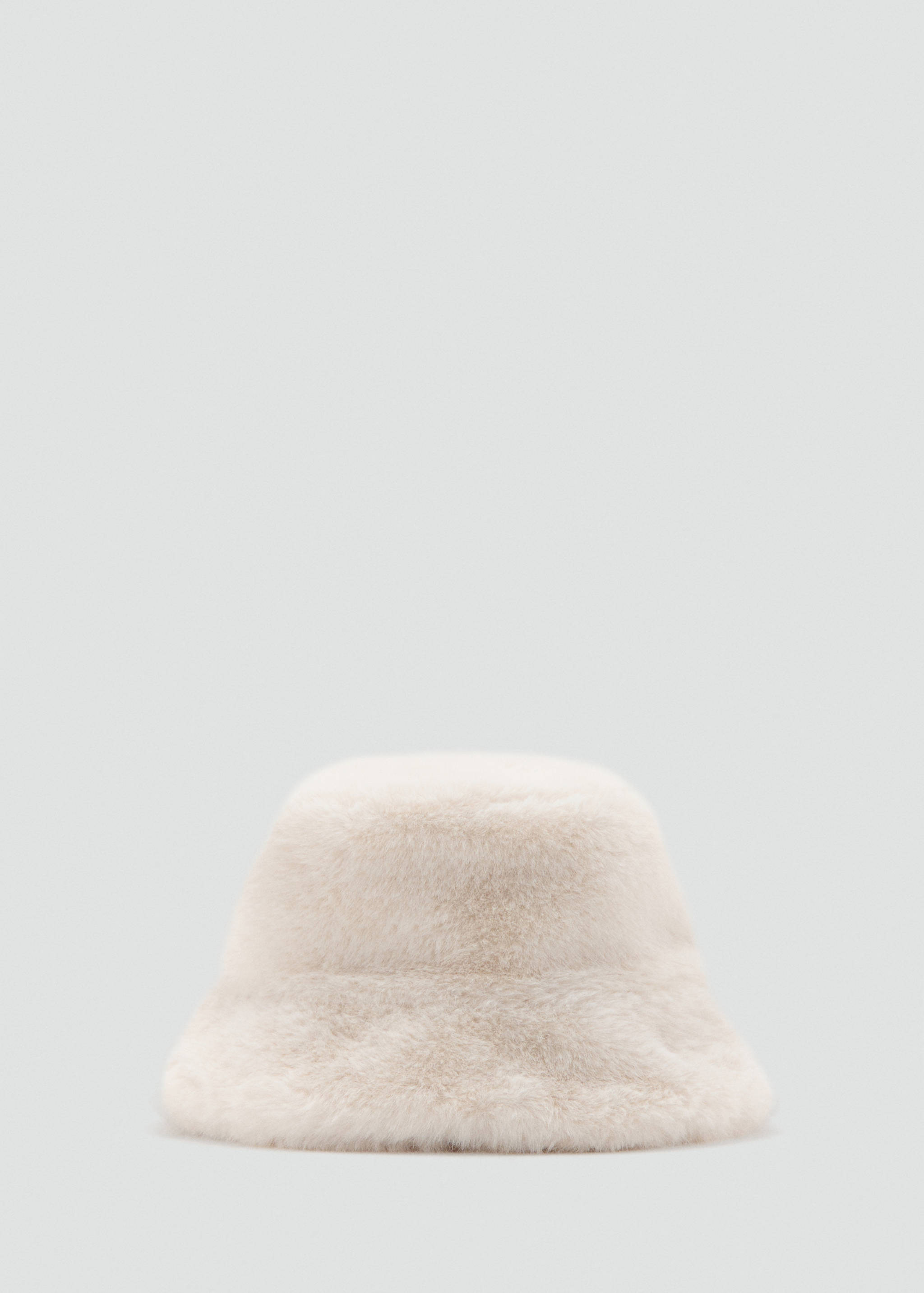 Fur-effect bucket hat - Article without model