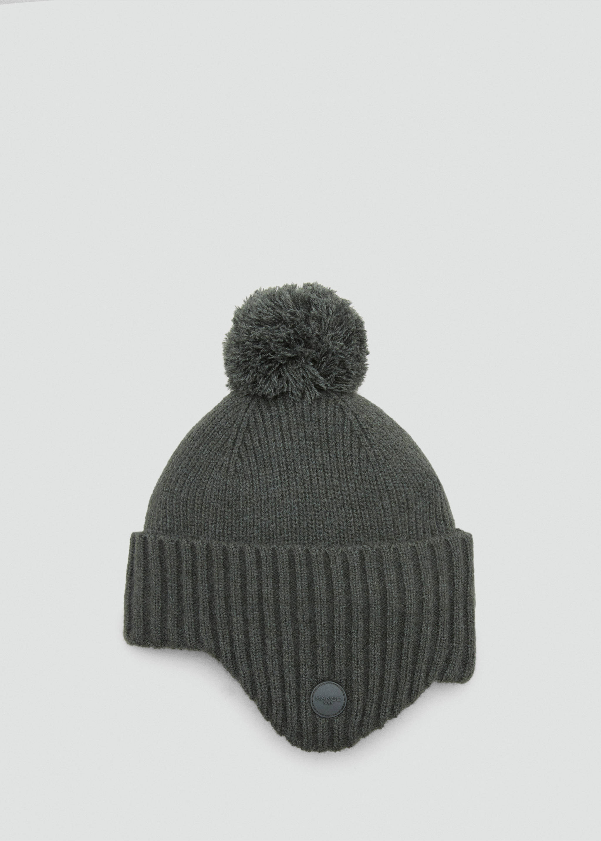 Earmuff knitted hat - Article without model, Khaki. Ref: 17036734-00.