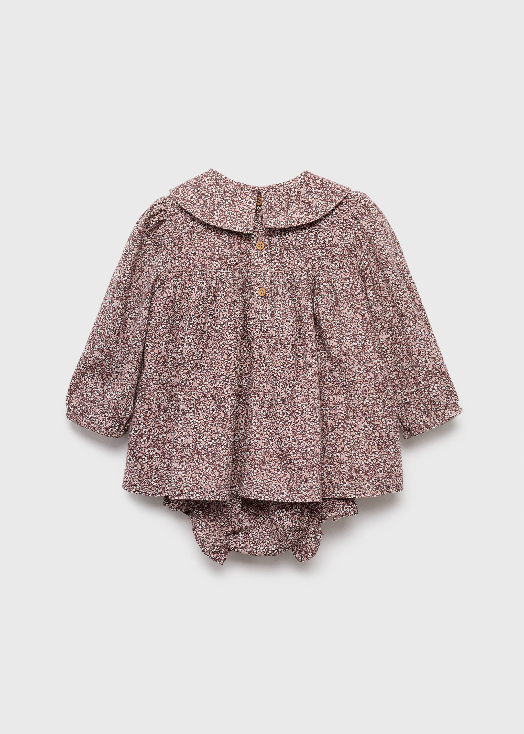 Robe et culotte à fleurs - Verso de l’article