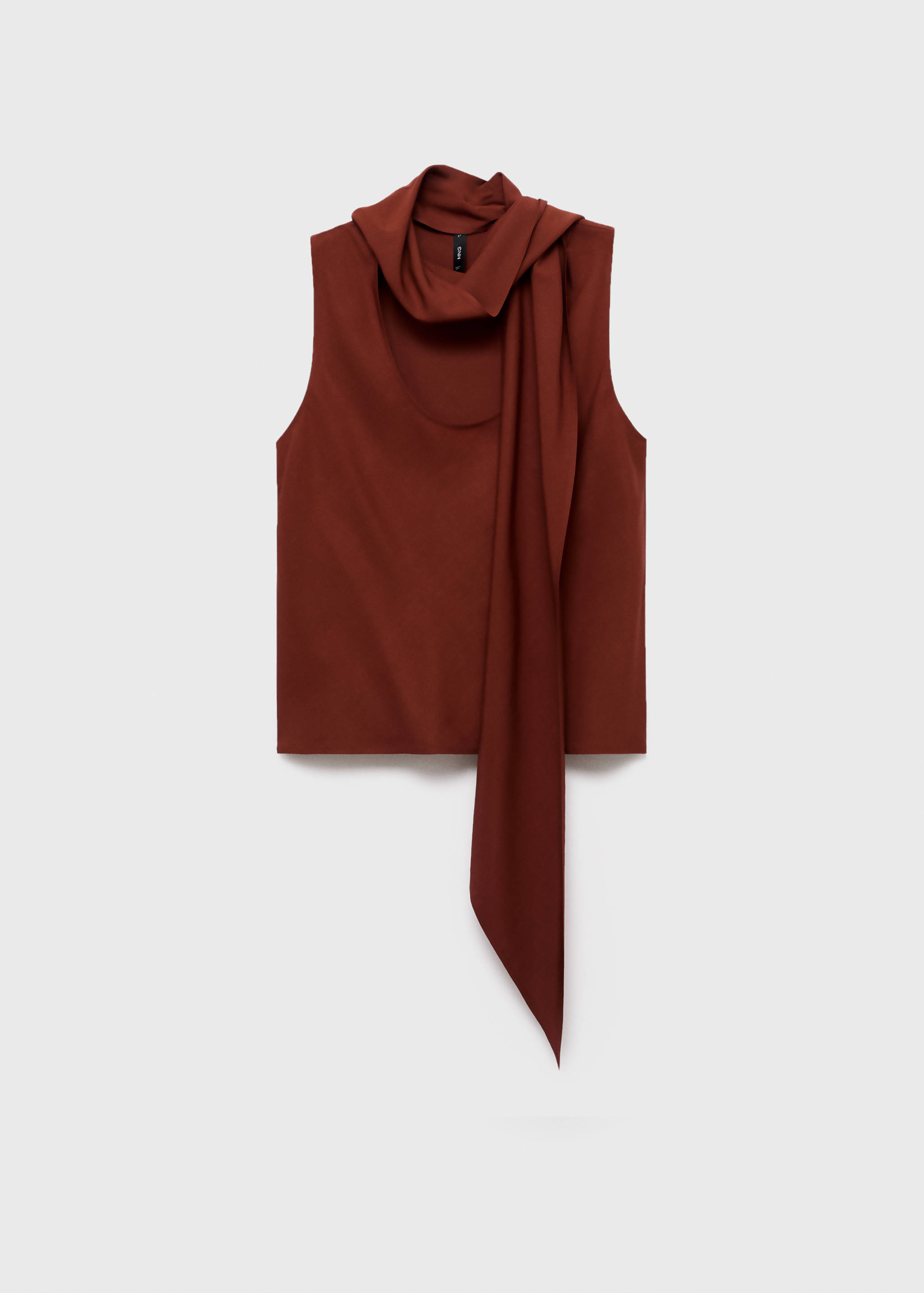 Blouse with foulard neckline - Article without model