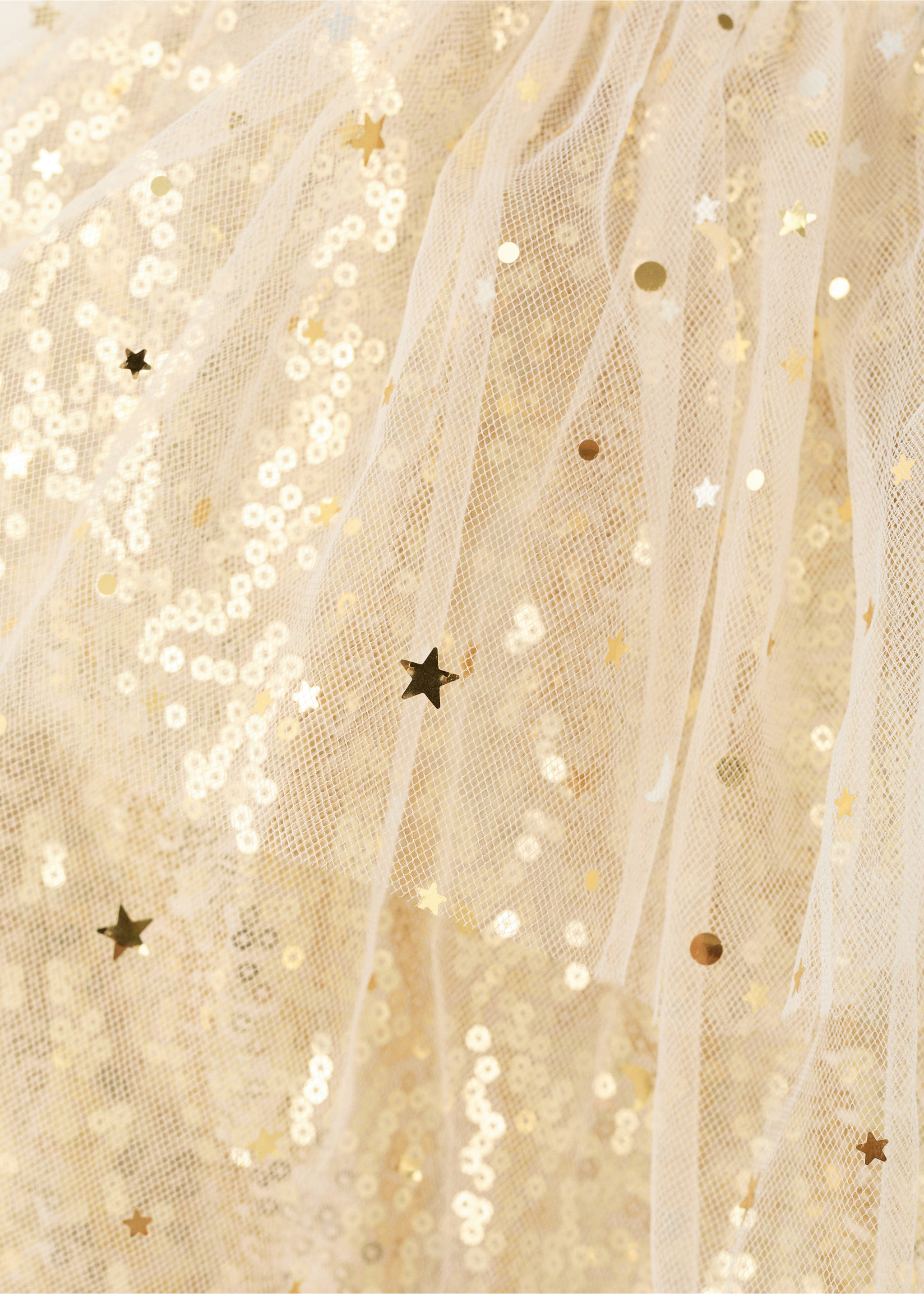 Capa disfraz lentejuelas - Detalle del artículo 2, Oro. Ref: 17037132-00.