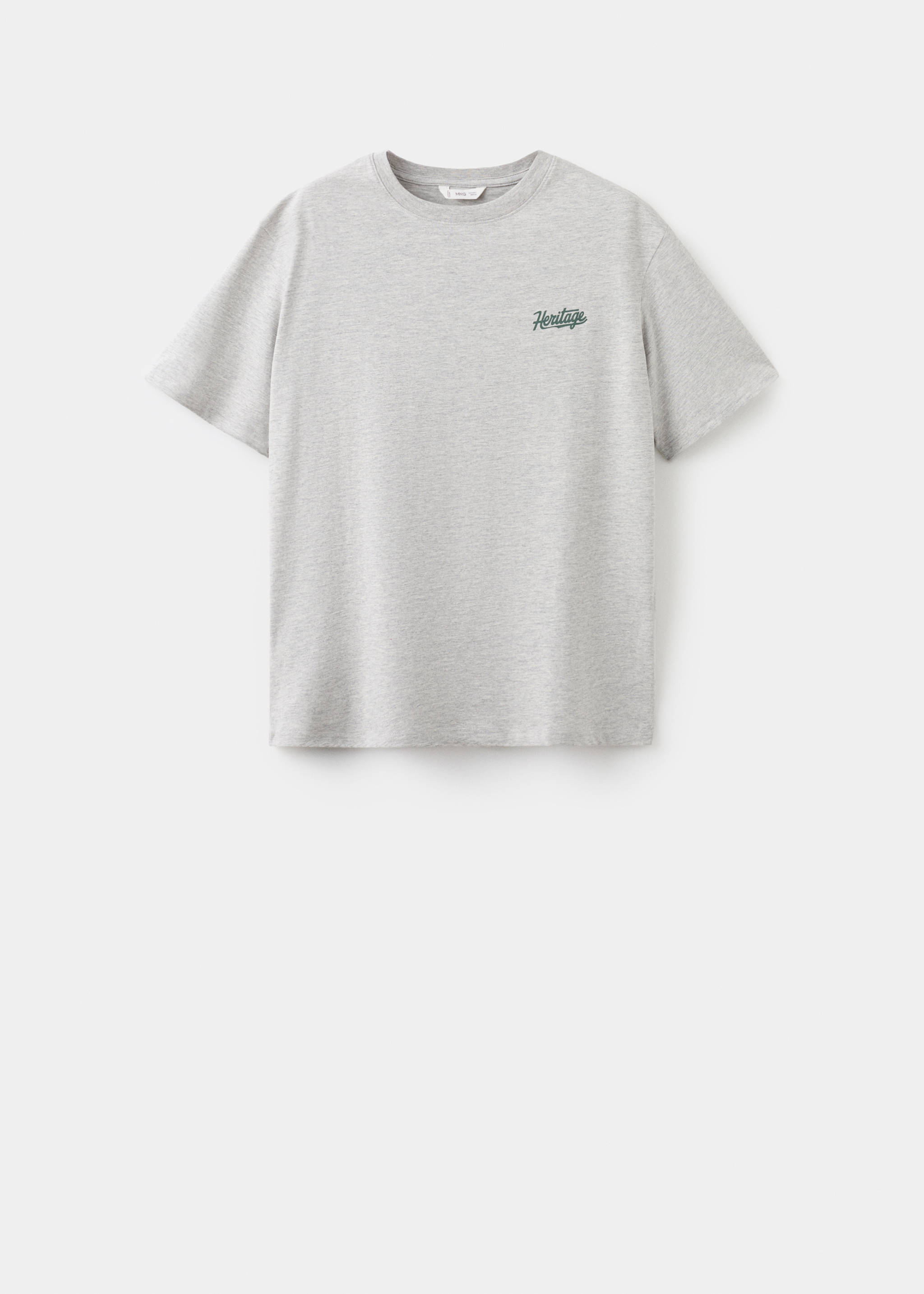 Printed cotton-blend T-shirt - Article without model