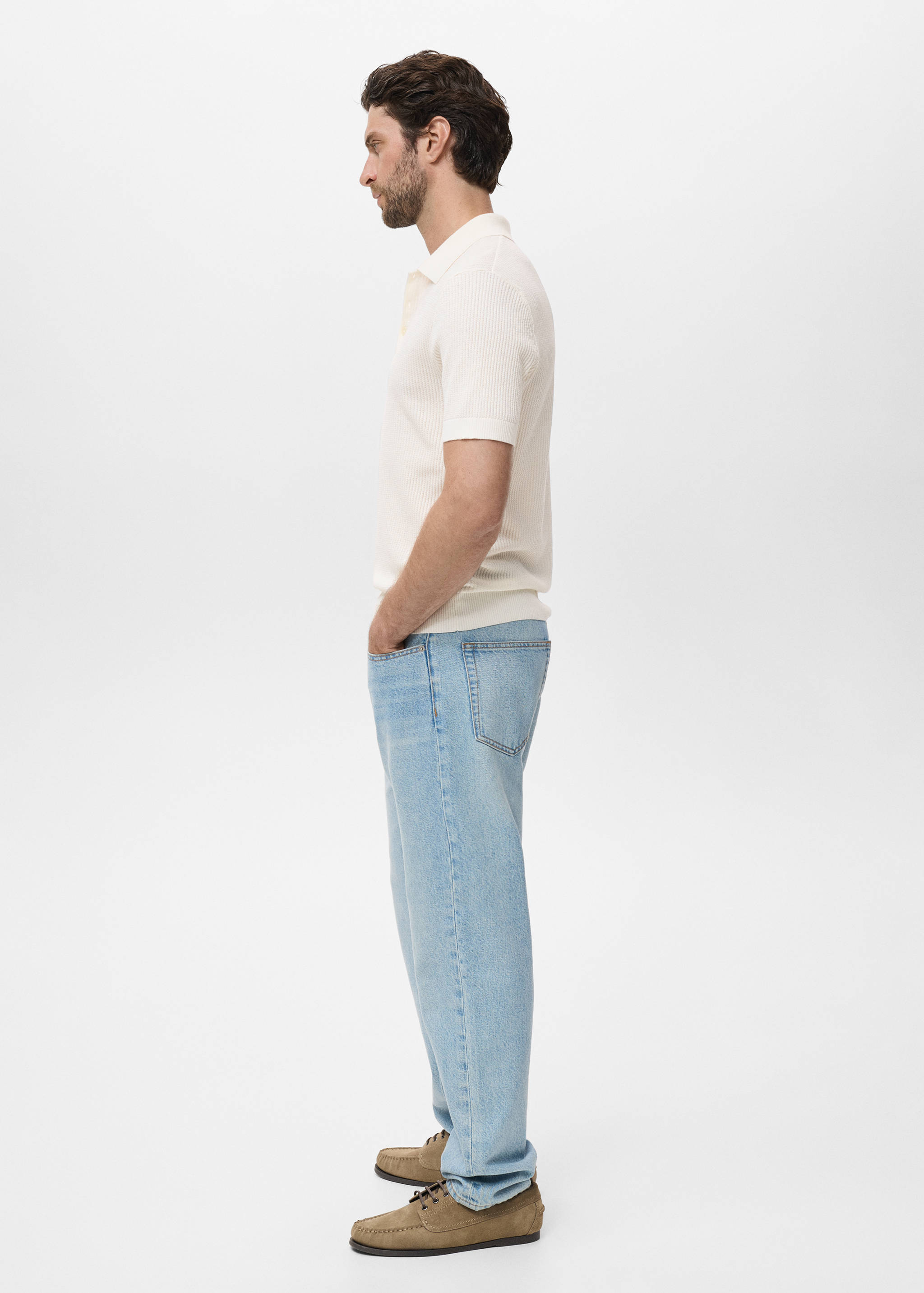Polo maille côtelée - Détail de l'article 2