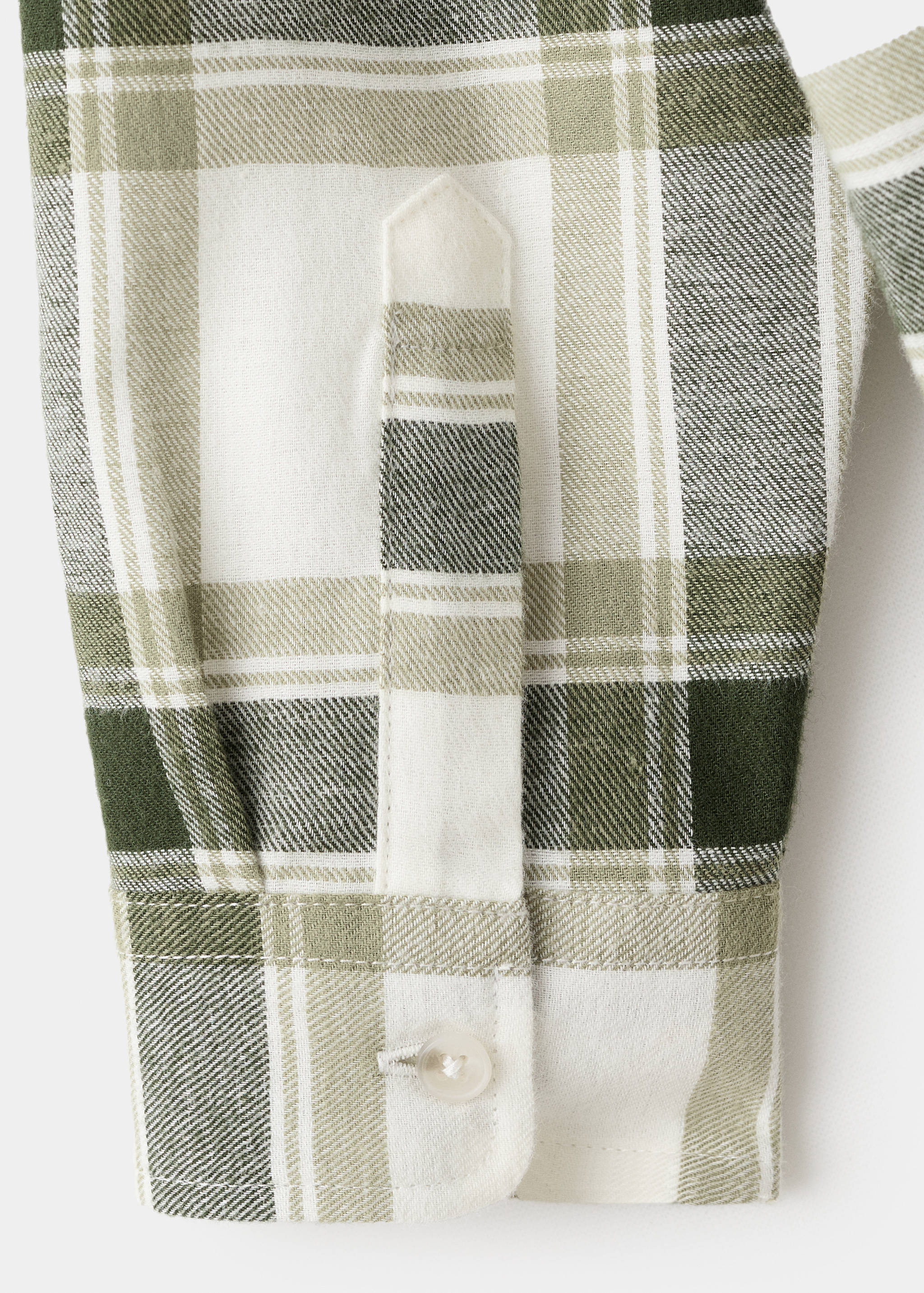 Cotton check shirt - Details of the article 8