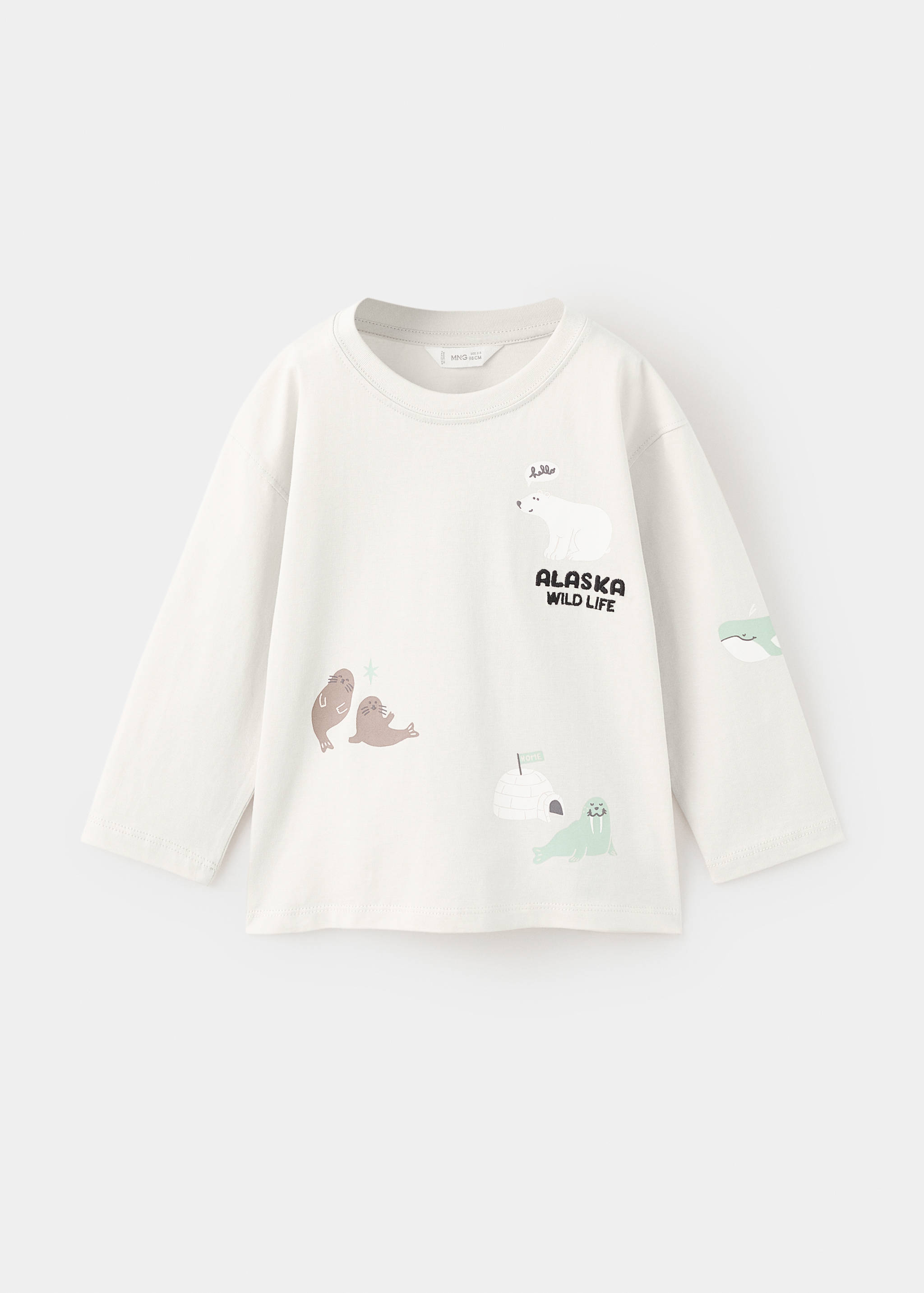 T-shirt brodé imprimé - Article sans modèle