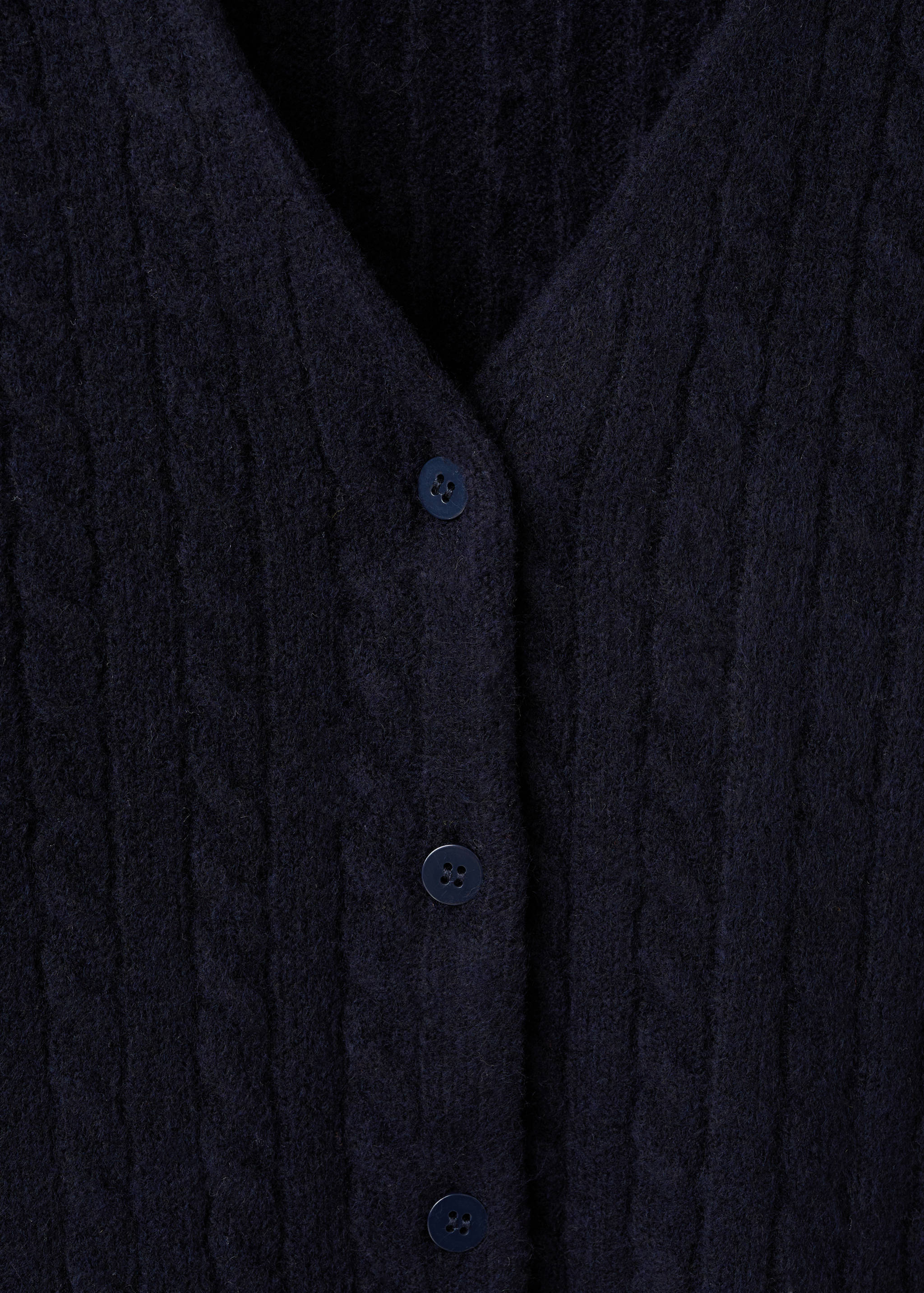 Knitted braided cardigan - Details of the article 8