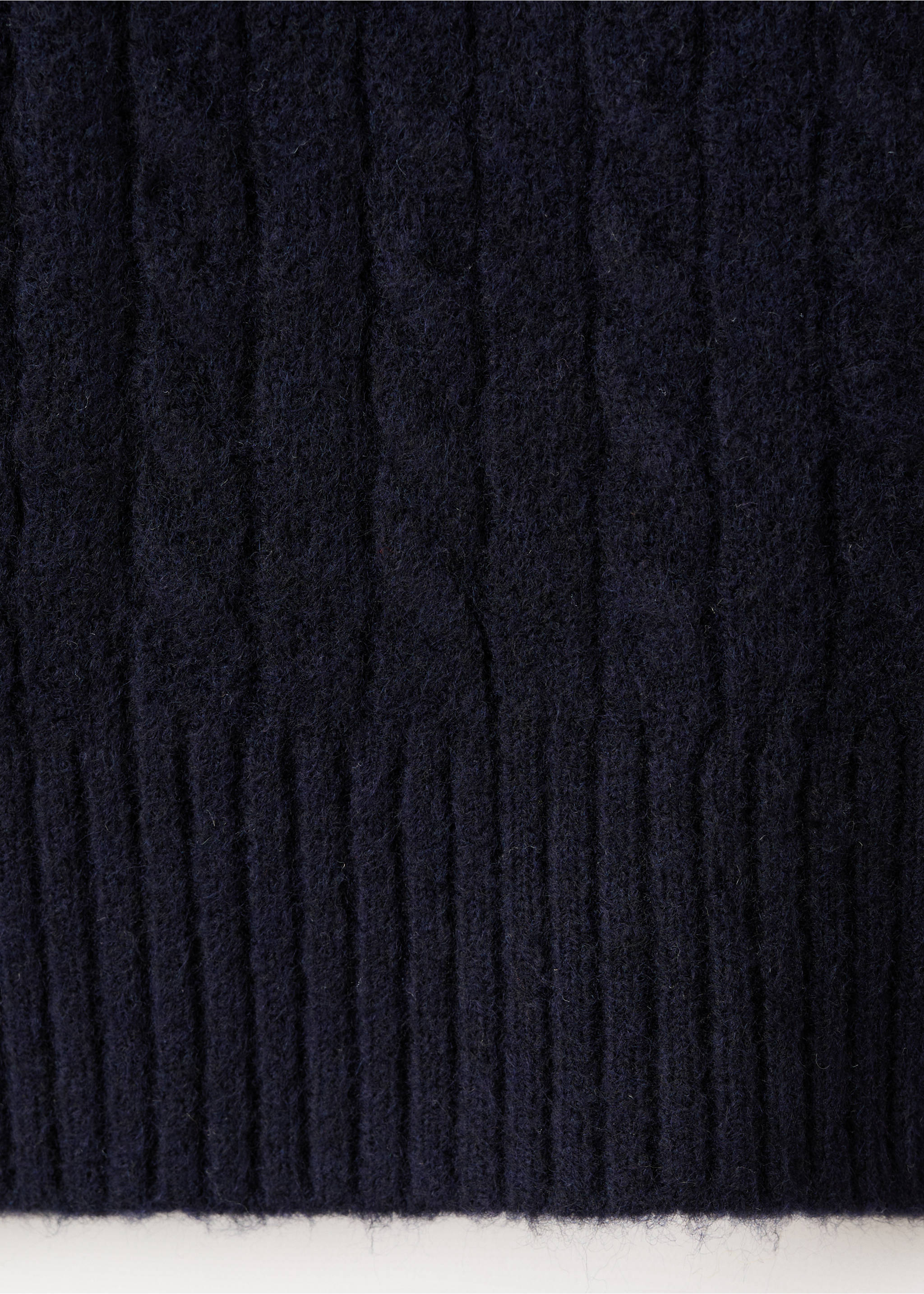 Knitted braided cardigan - Details of the article 0, Dark Navy. Ref: 17037782-00.