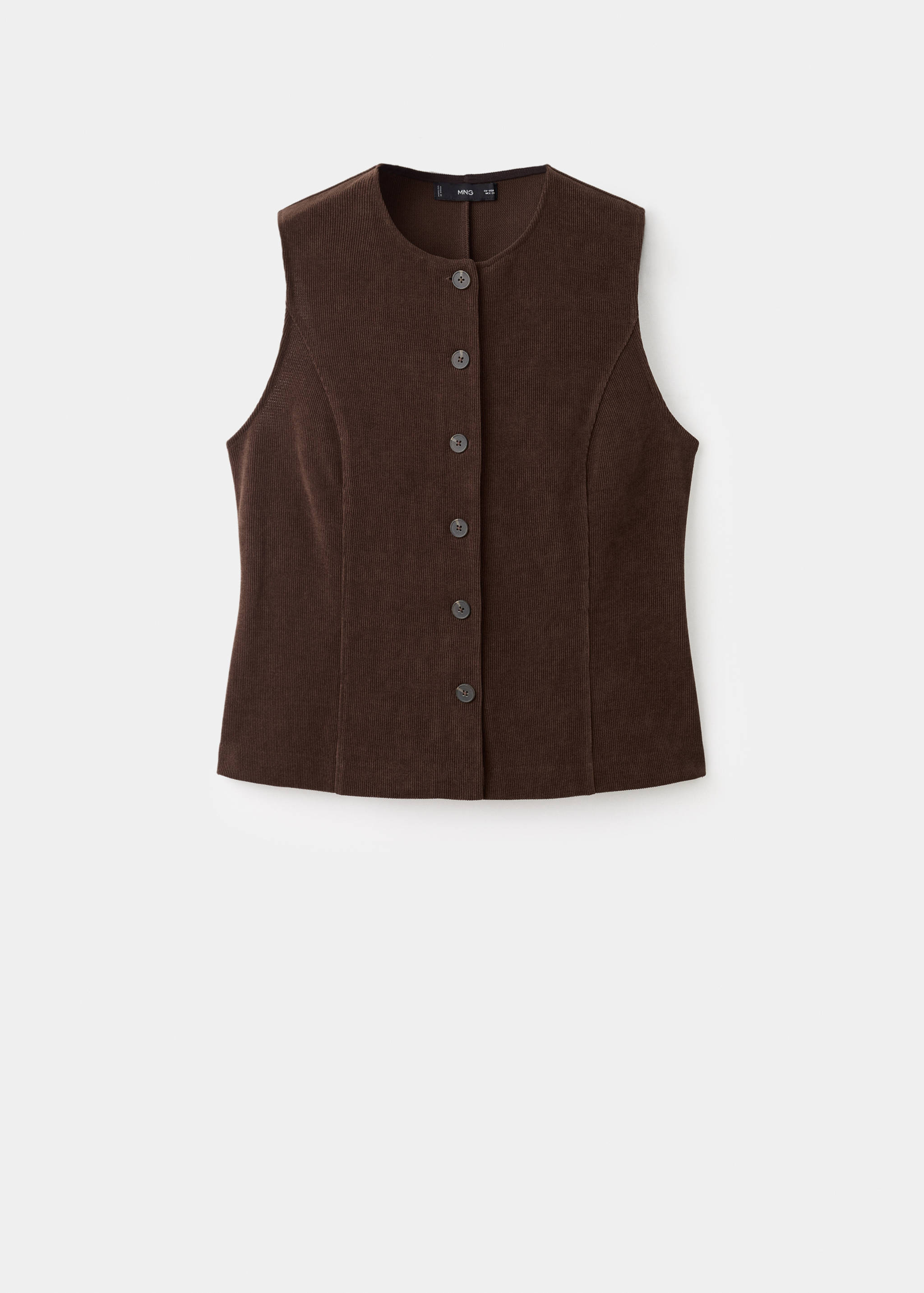 Corduroy suit waistcoat - Article without model