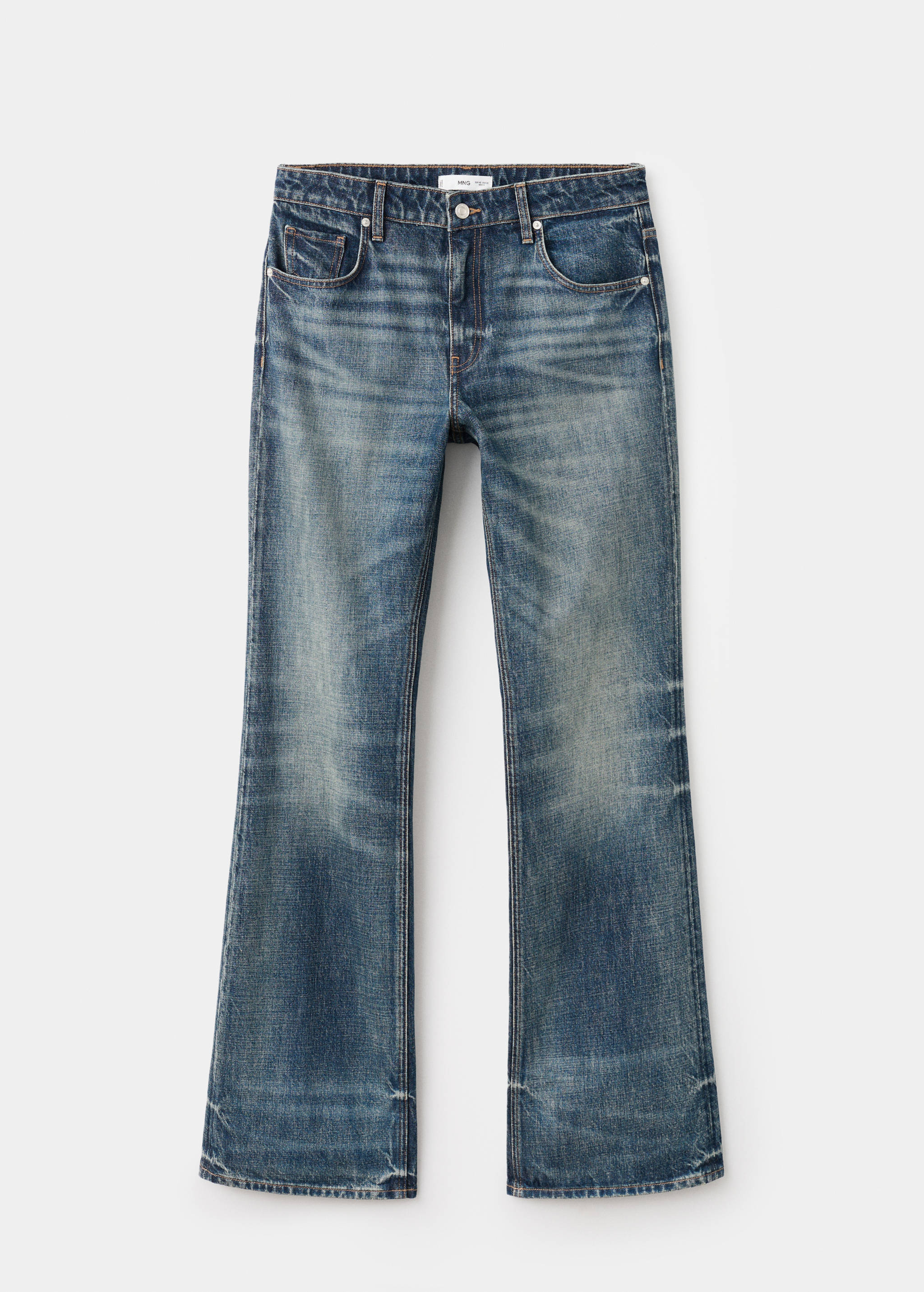Jean flare taille mi-haute - Article sans modèle