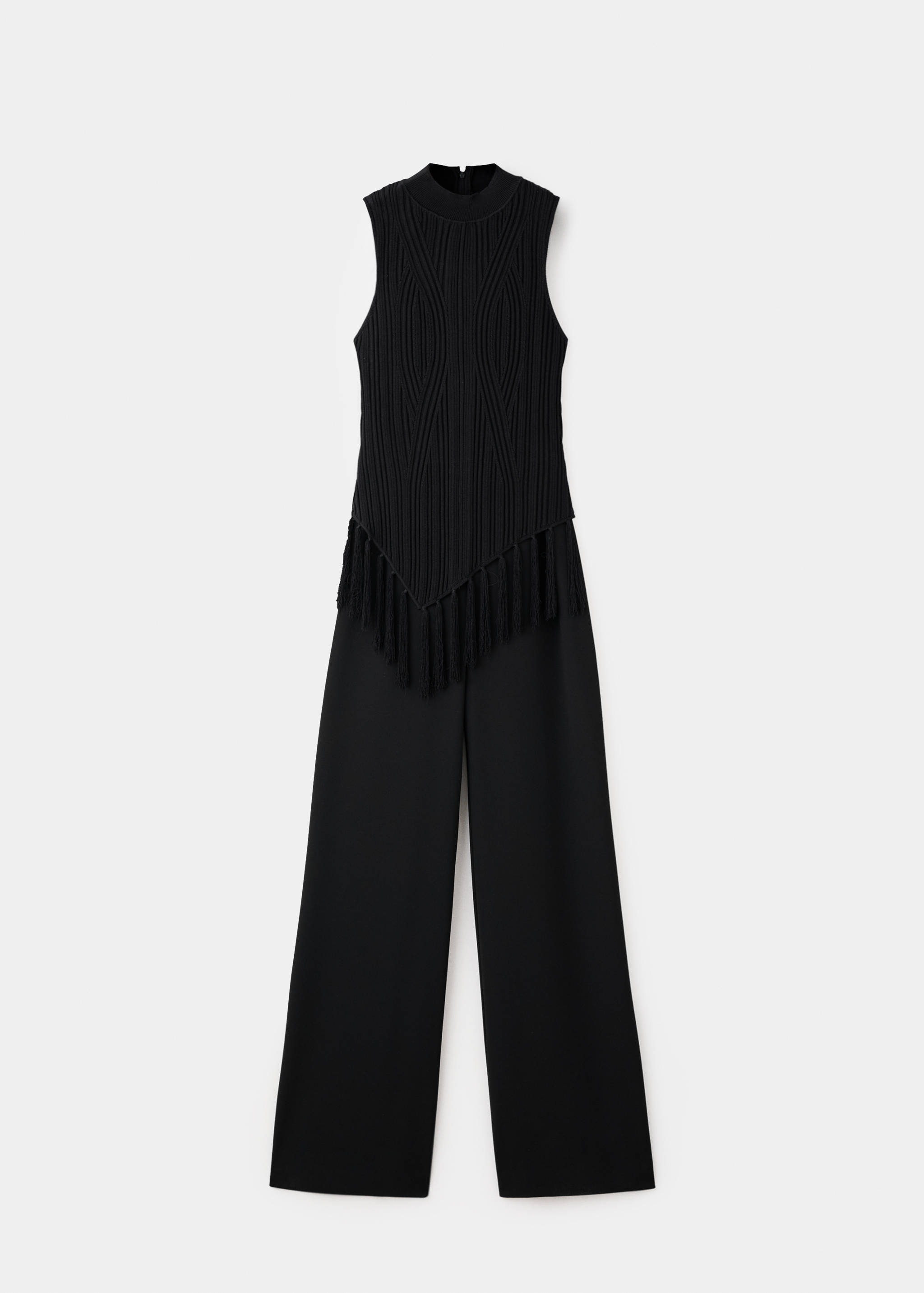 Kombinerad jumpsuit med fransar - Artikel utan modell