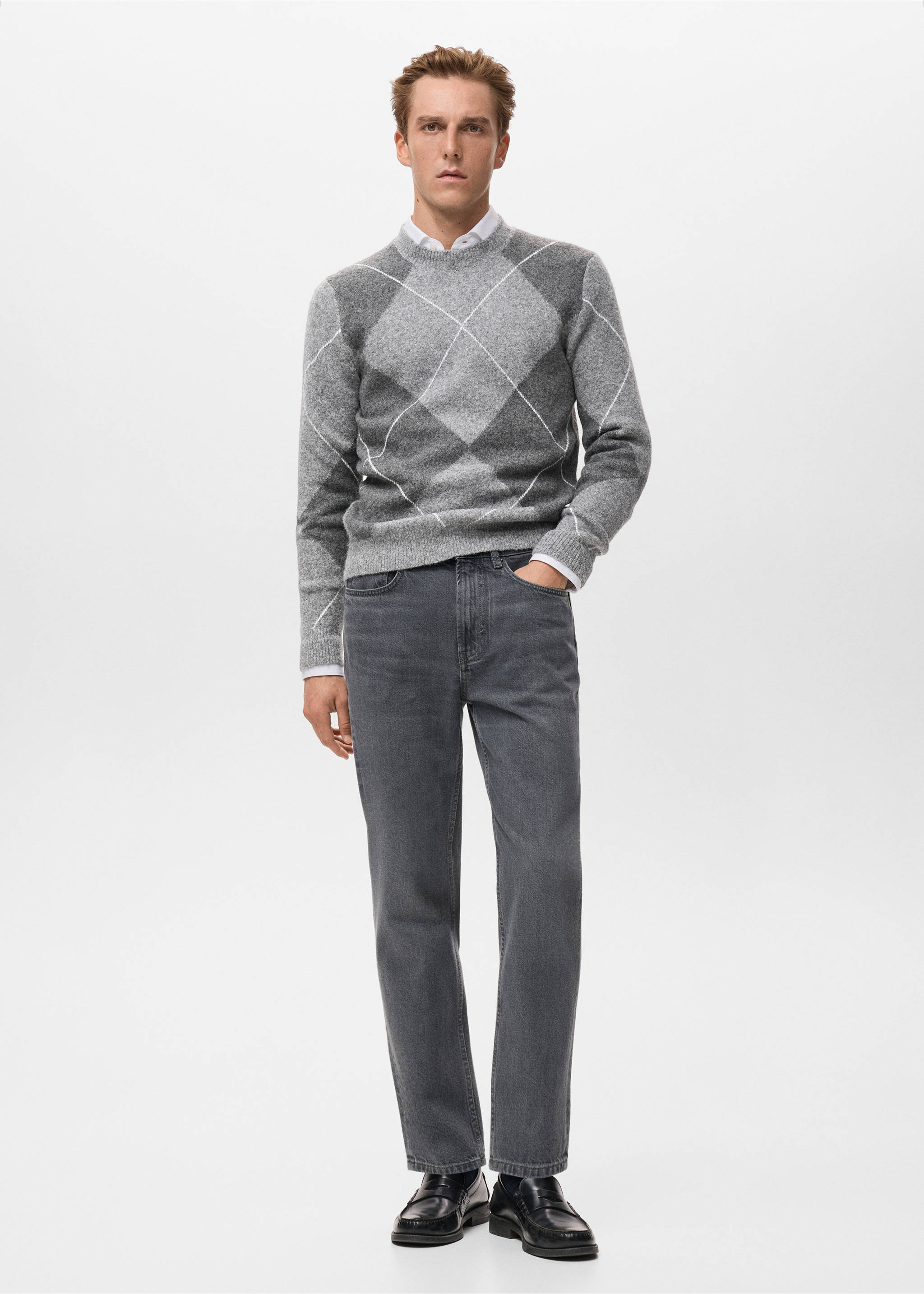 Lori tapered-fit jeans - General plane, Denim Grey. Ref: 17037884-00.