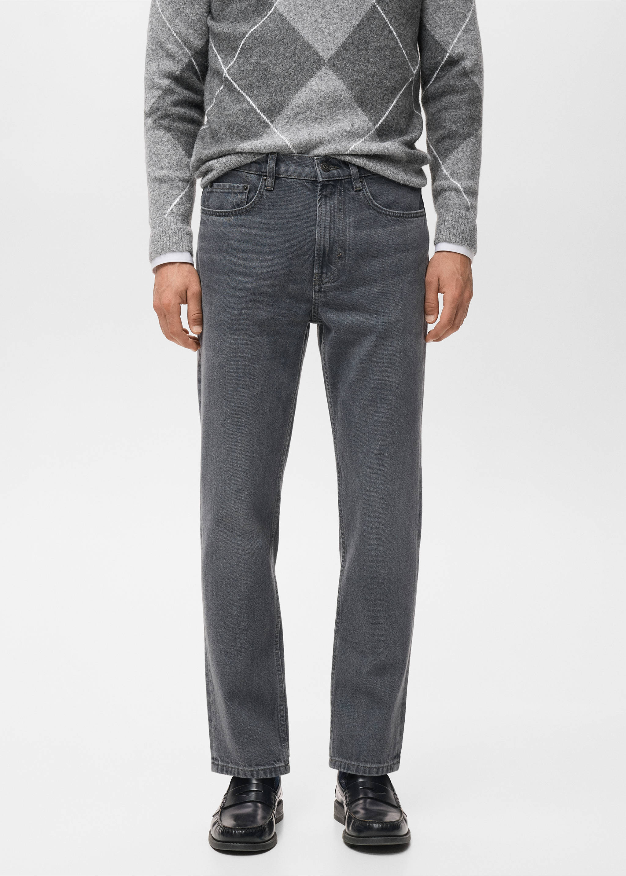 Lori tapered-fit jeans - Medium plane, Denim Grey. Ref: 17037884-00.