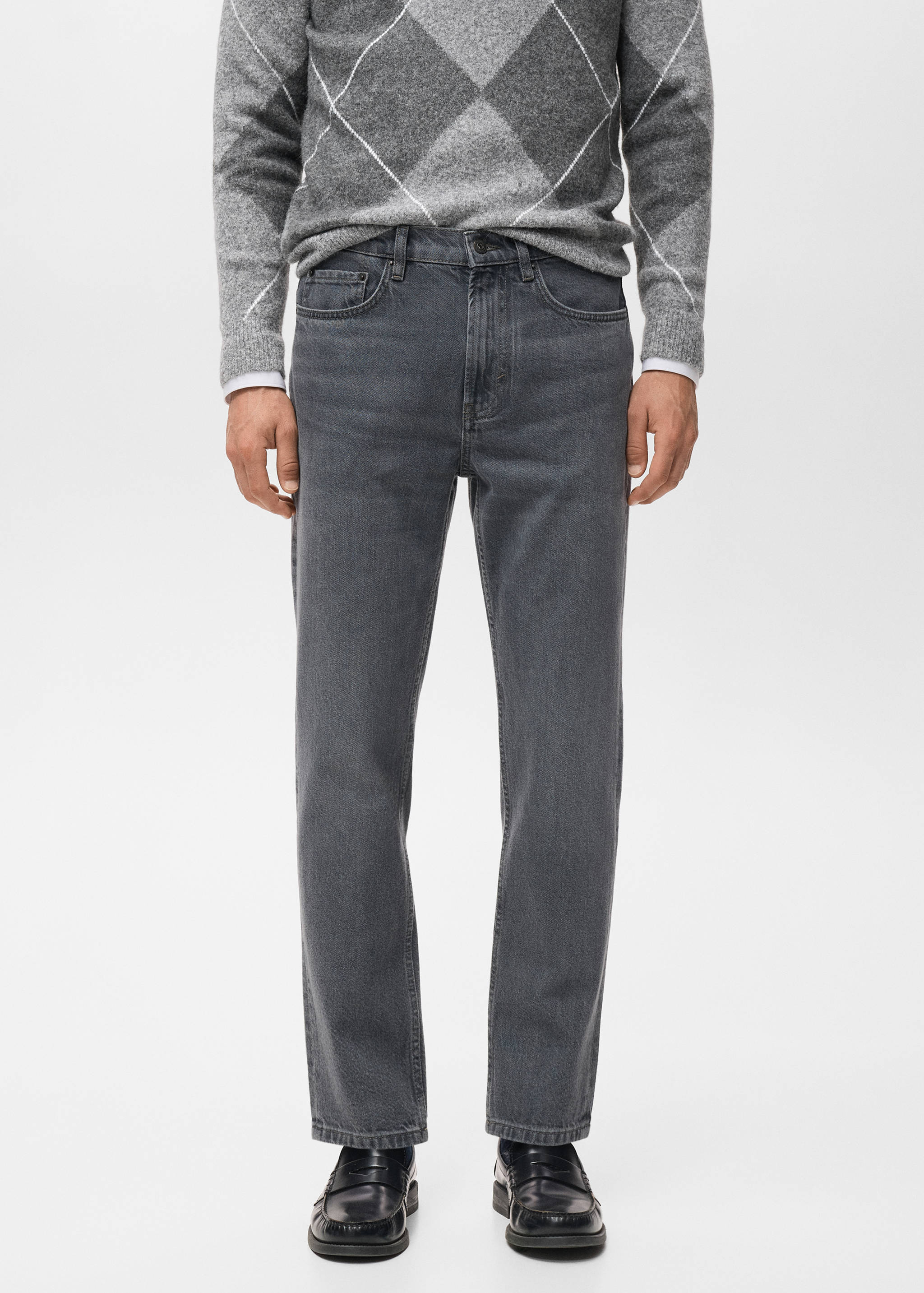 Lori tapered-fit jeans - Medium plane