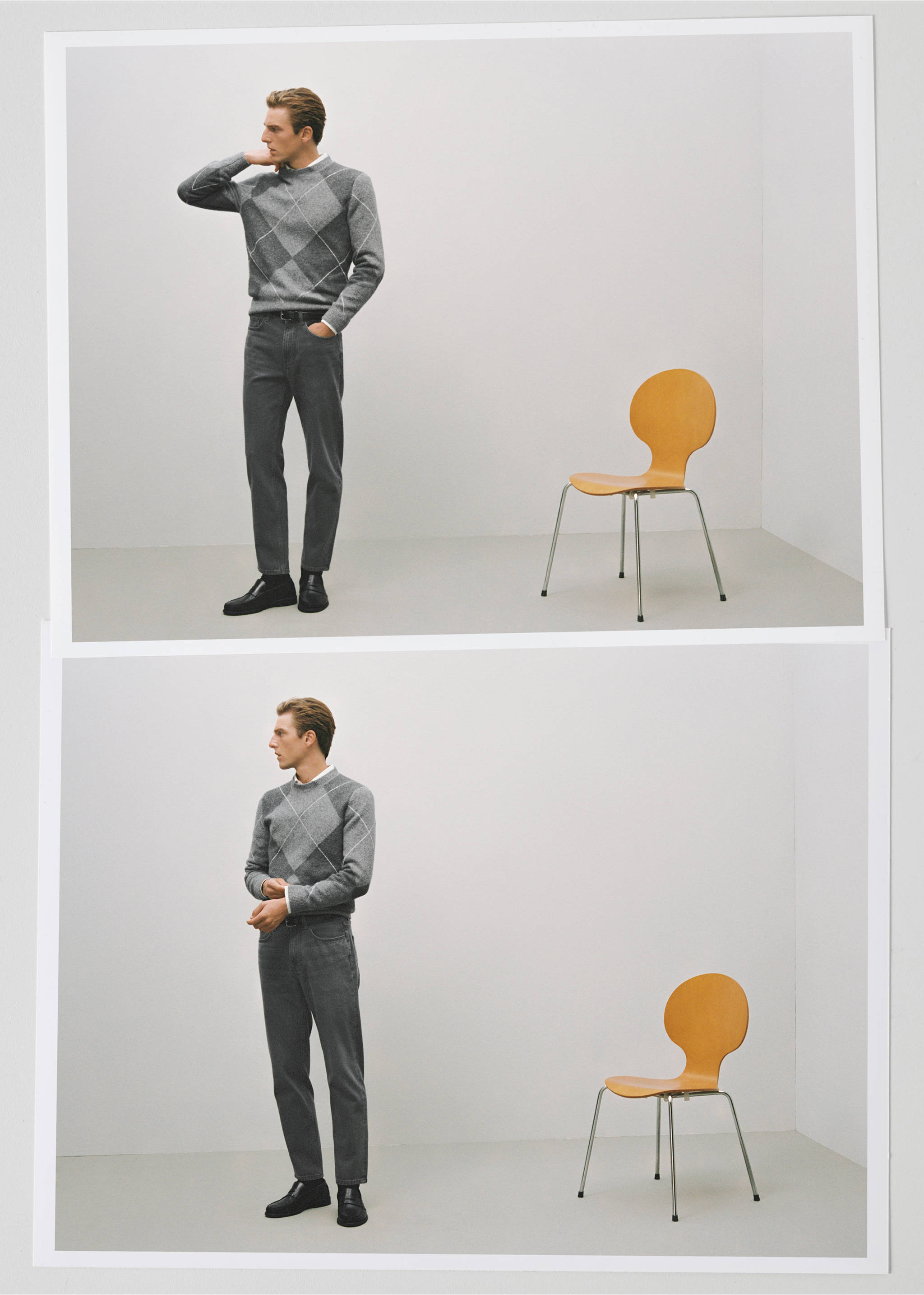 Lori tapered-fit jeans - Details of the article 5, Denim Grey. Ref: 17037884-00.