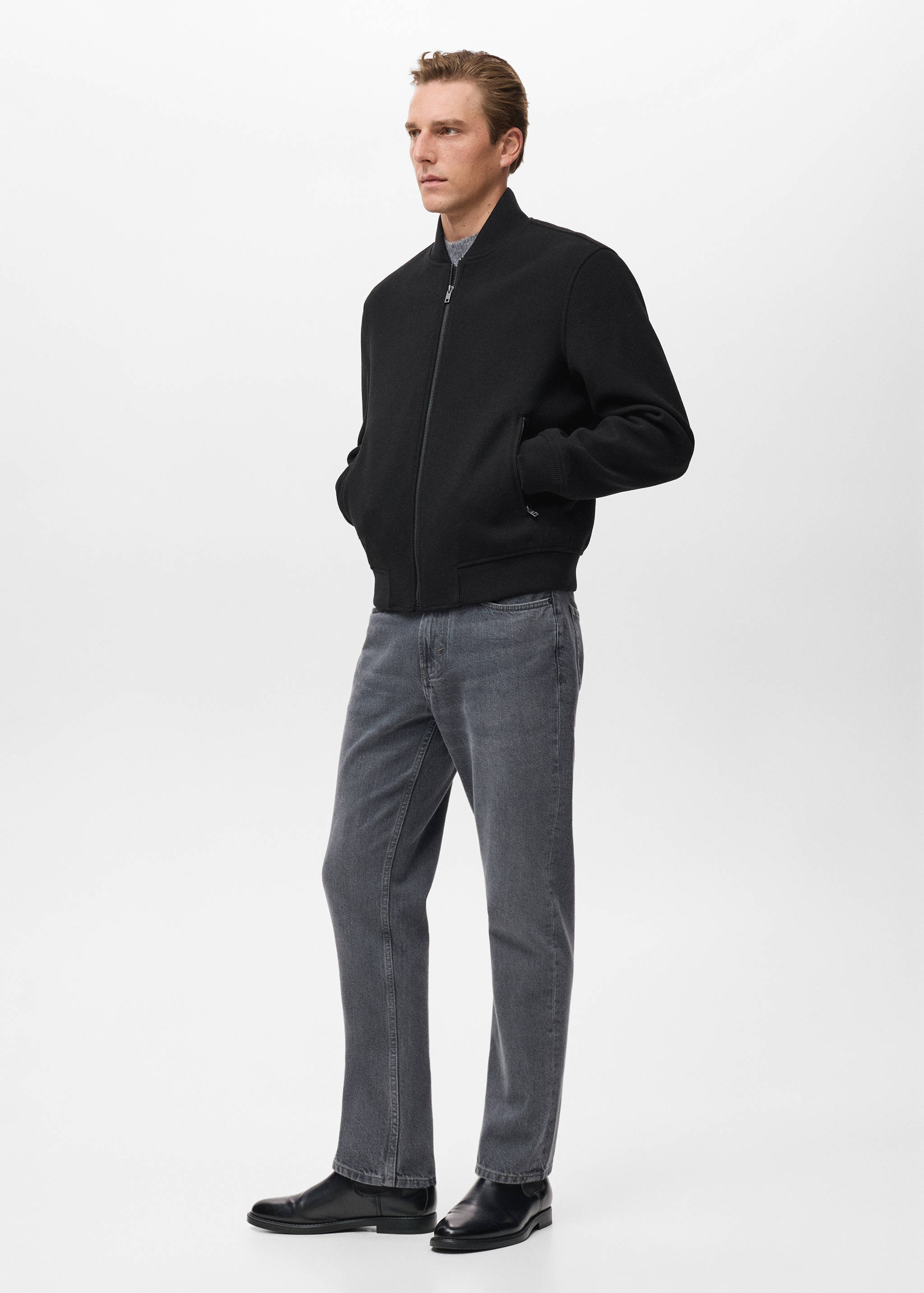 Bomber jacket with zip - Details of the article 2