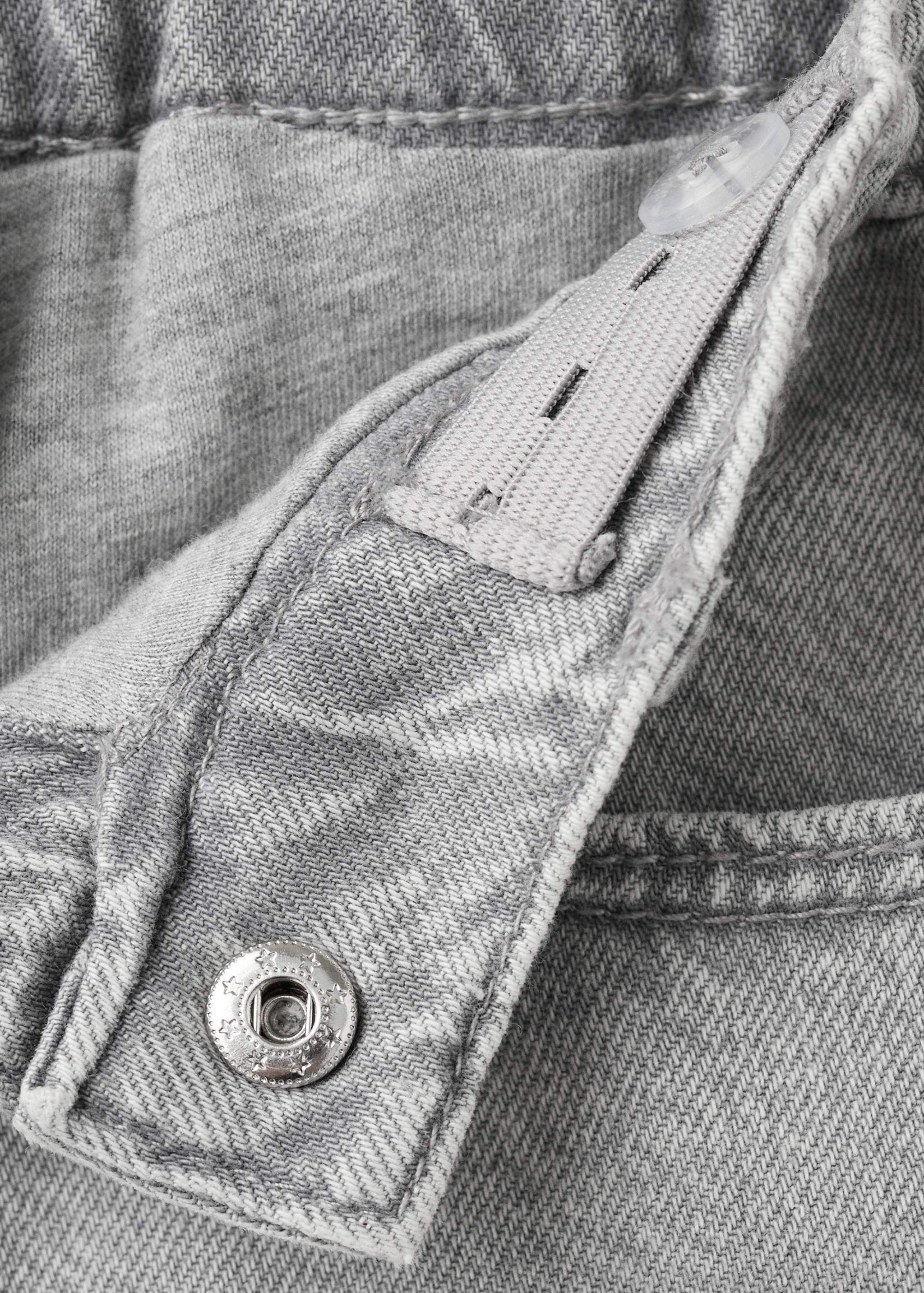 Straight jeans with turn-up - Details of the article 8