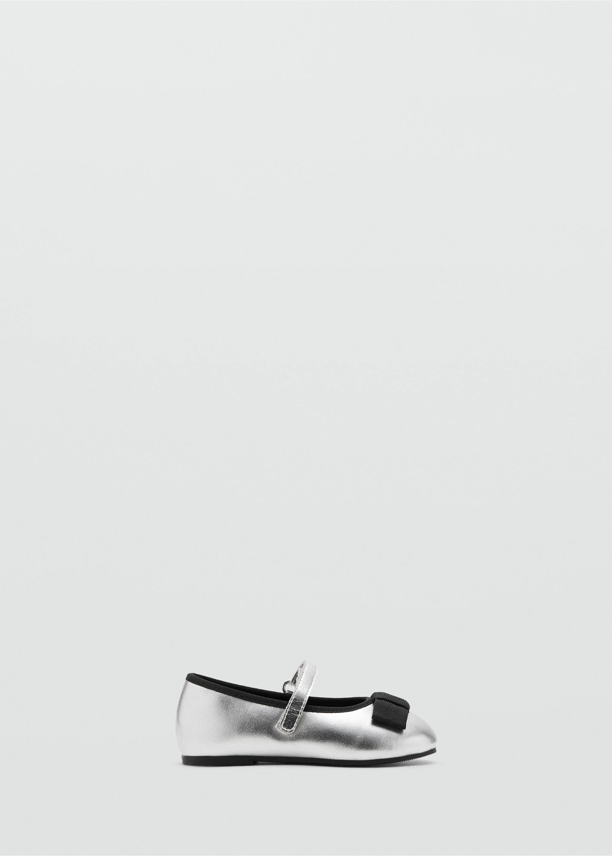 Metallic ballerina bow - Article without model, Silver. Ref: 17037901-00.