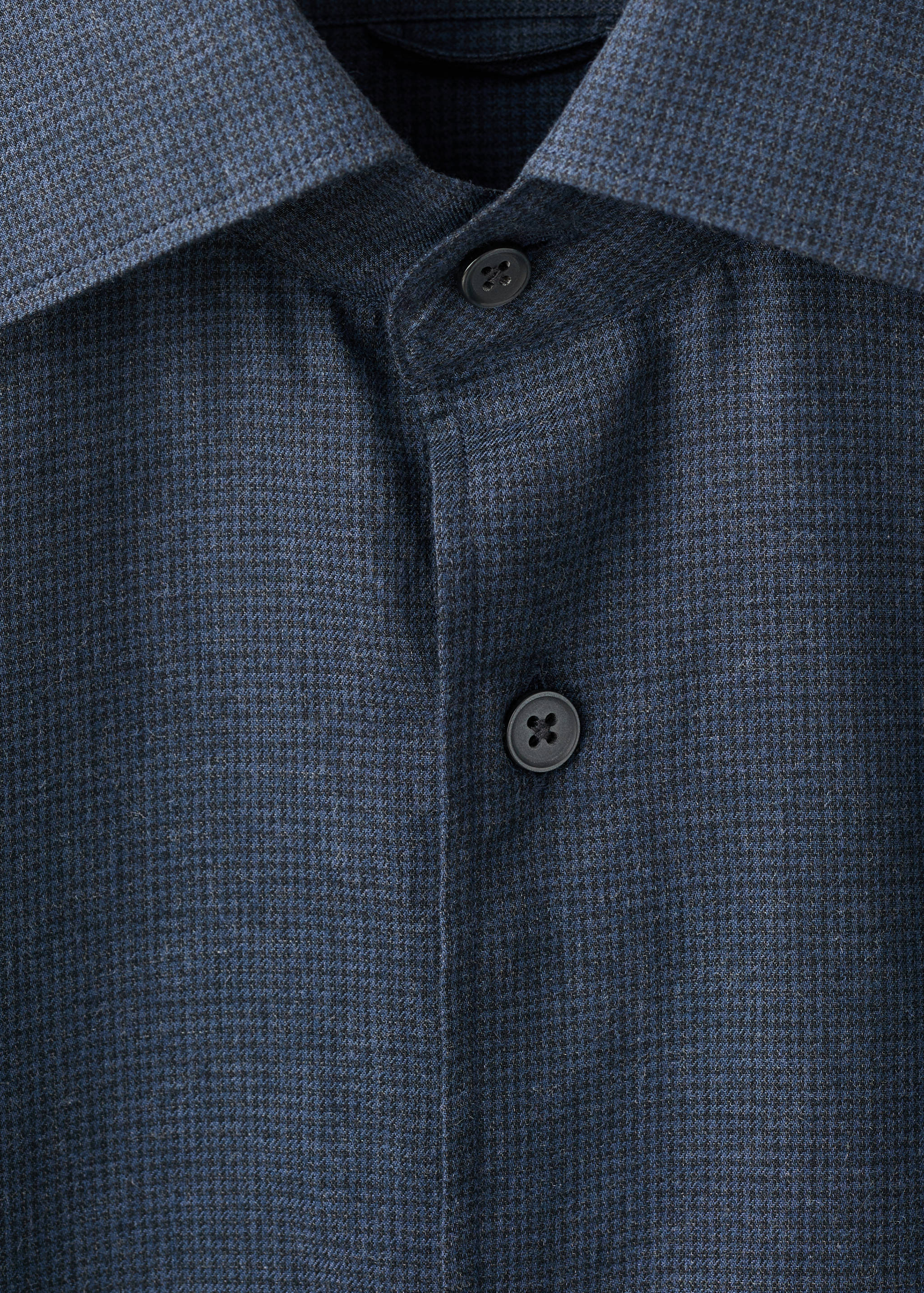 100% cotton flannel regular-fit shirt - Details of the article 8