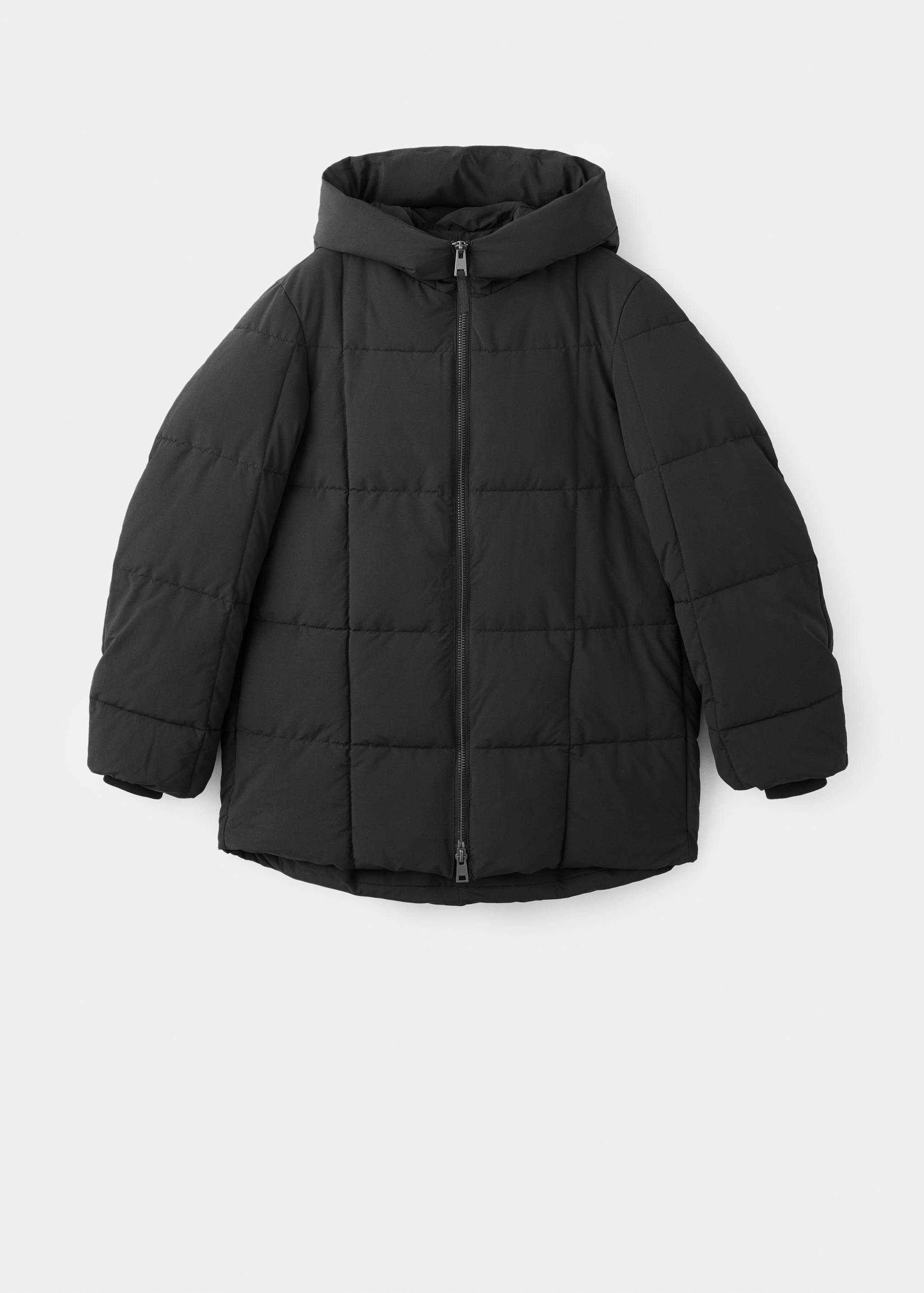 Hood puffer coat - Article without model
