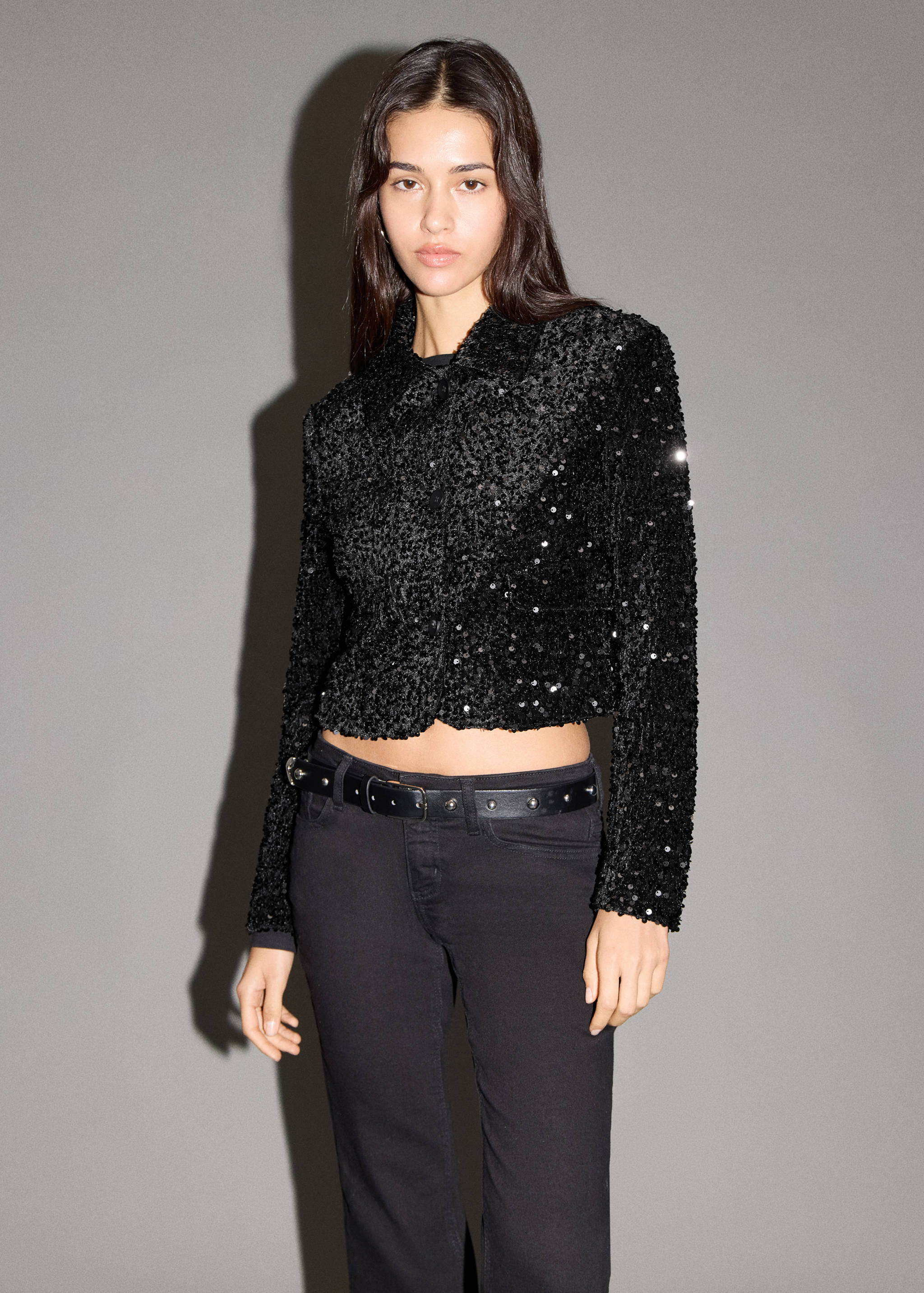 Sequin suit jacket - Medium plane
