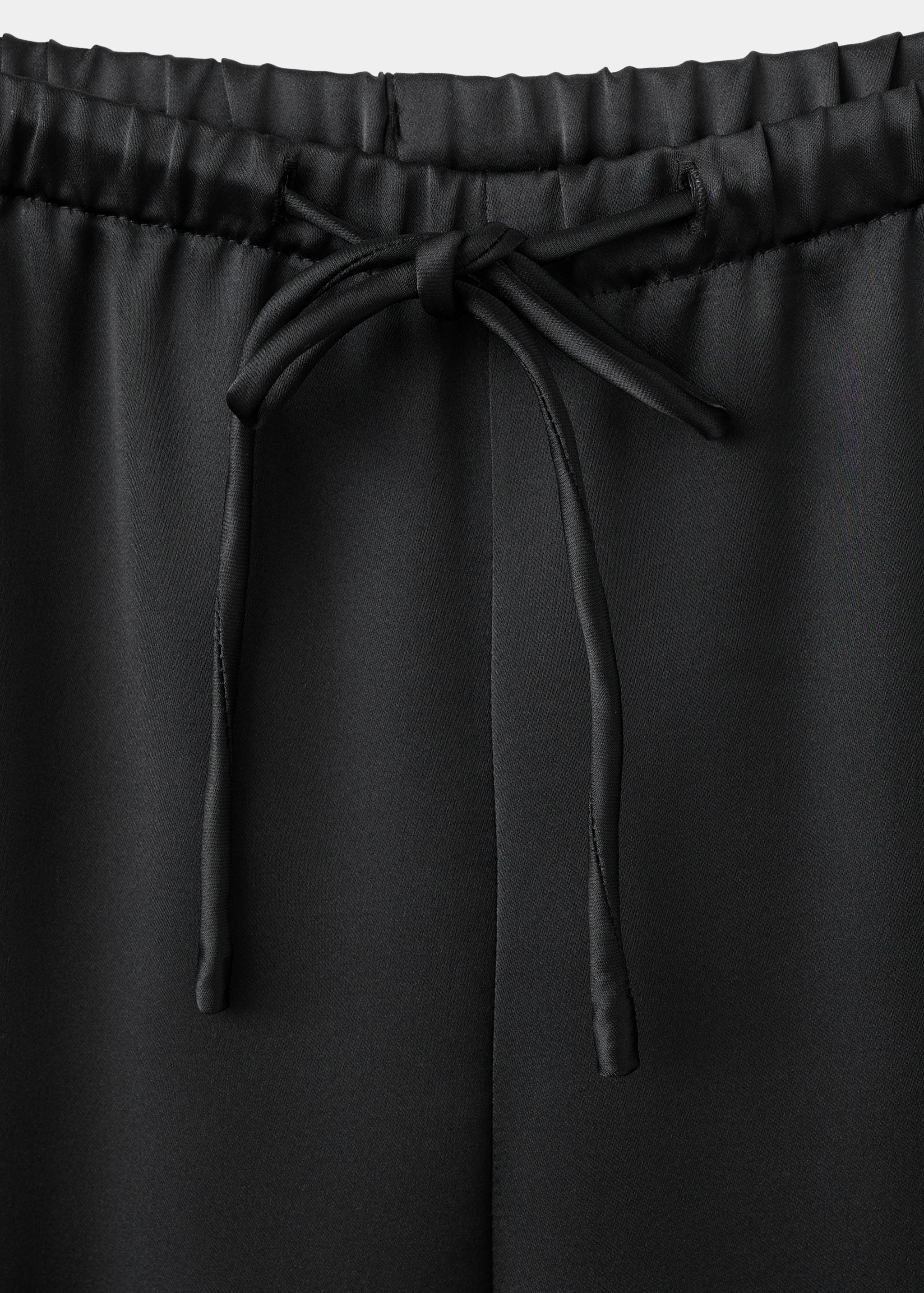Flowy satin trousers - Details of the article 8