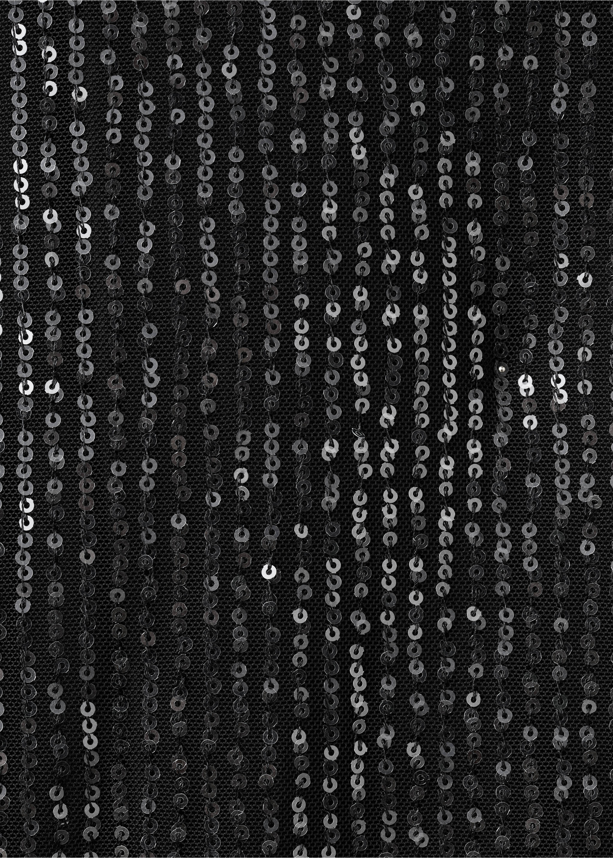 Short dress with sequins - Details of the article 0, Black. Ref: 17038280-00.