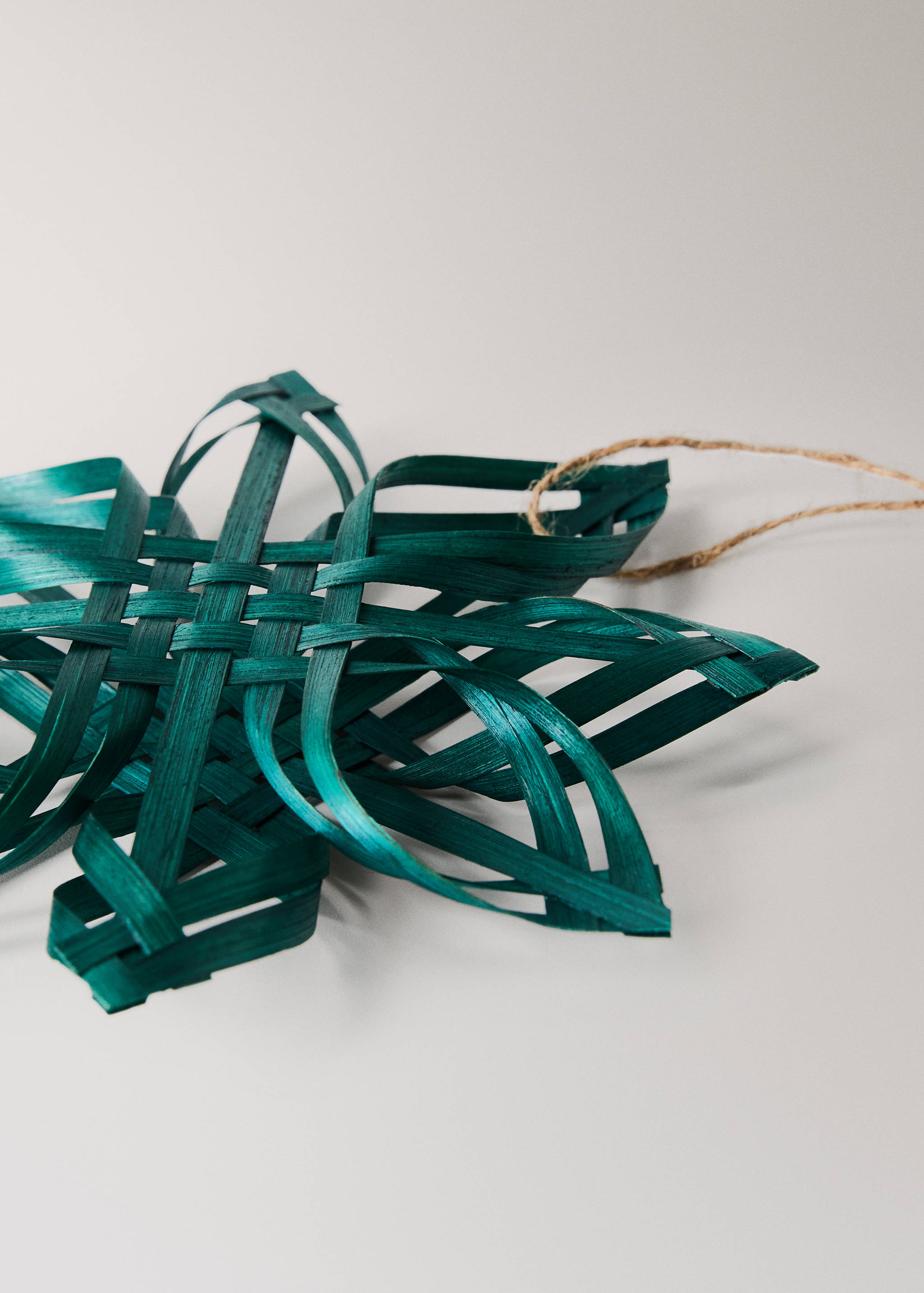 Baumschmuck im Sterndesign aus 100 % Bambus - Detail des Artikels 1