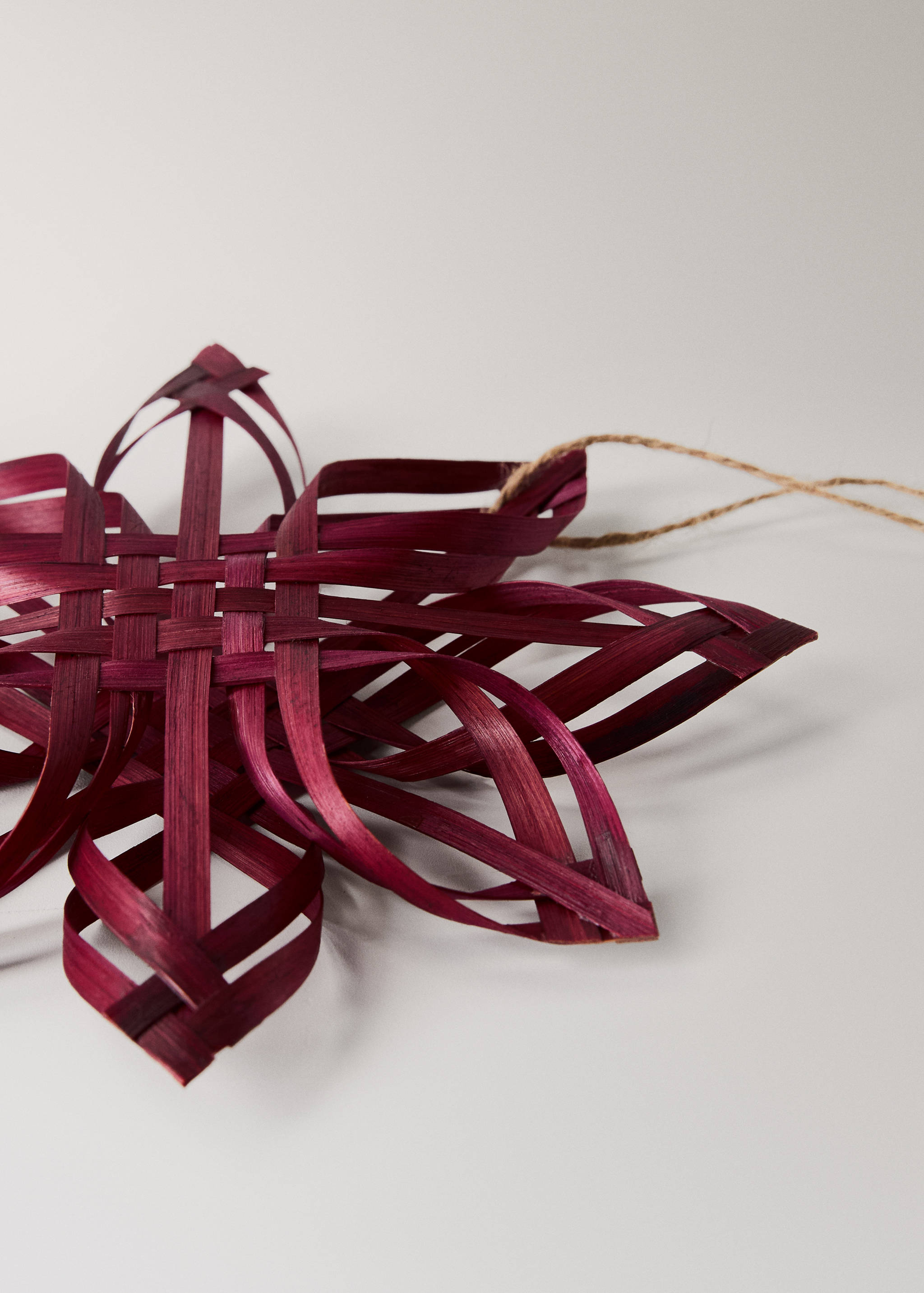 Baumschmuck im Sterndesign aus 100 % Bambus - Detail des Artikels 1