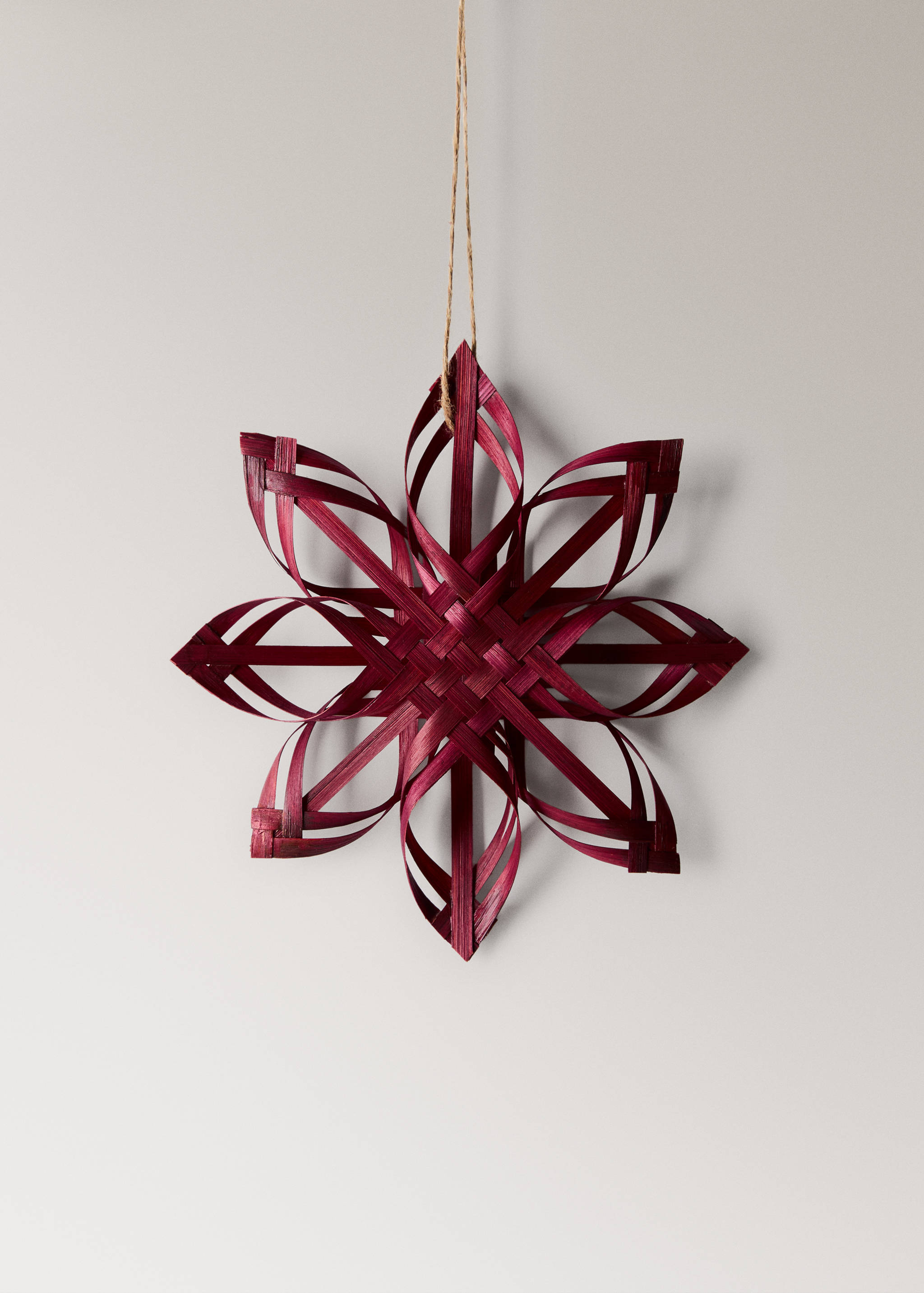 Baumschmuck im Sterndesign aus 100 % Bambus - Artikel ohne Model