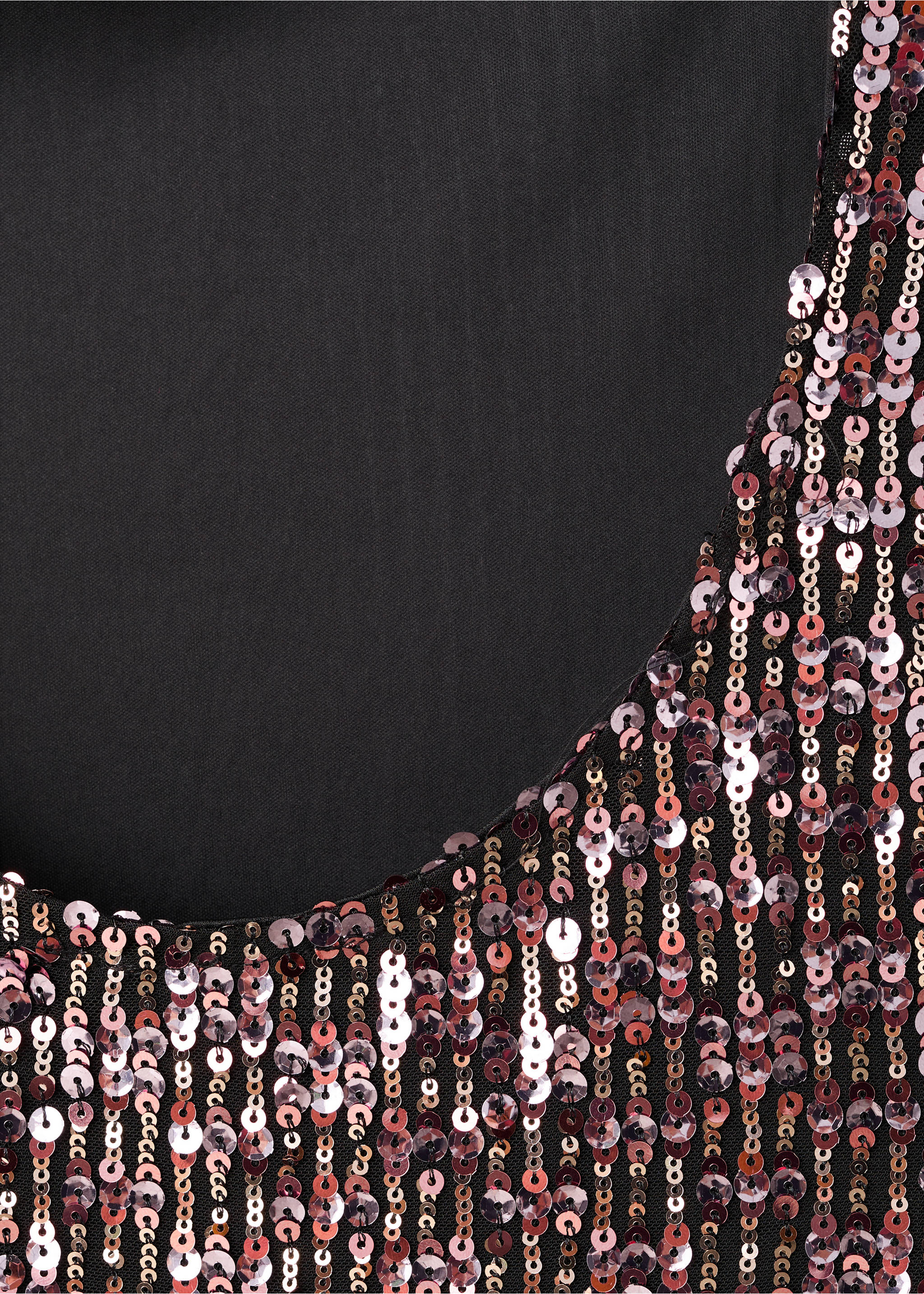 Short dress with sequins - Details of the article 0, Pink. Ref: 17038632-00.