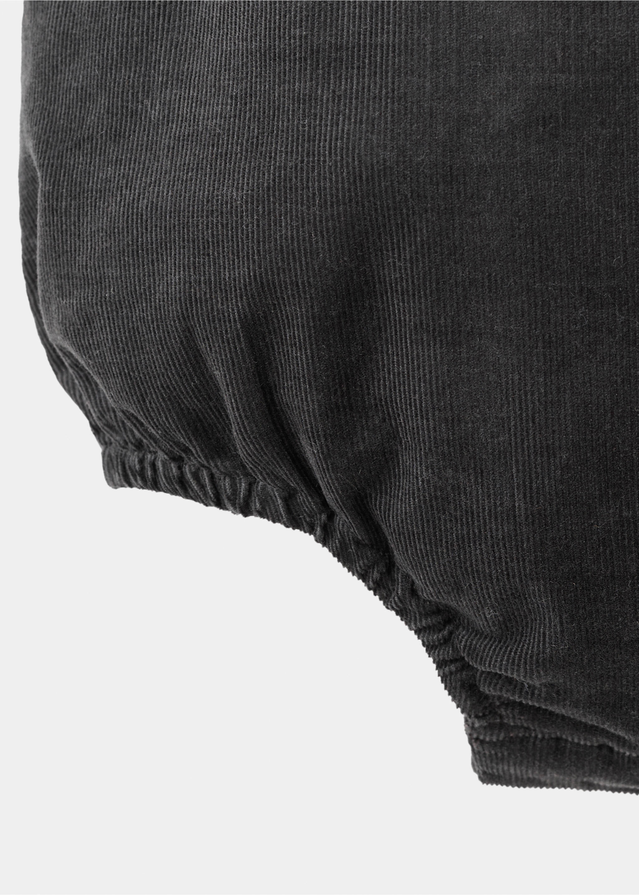 Barboteuse velours côtelé - Détail de l'article 0, Gris anthracite. Ref: 17038633-00.