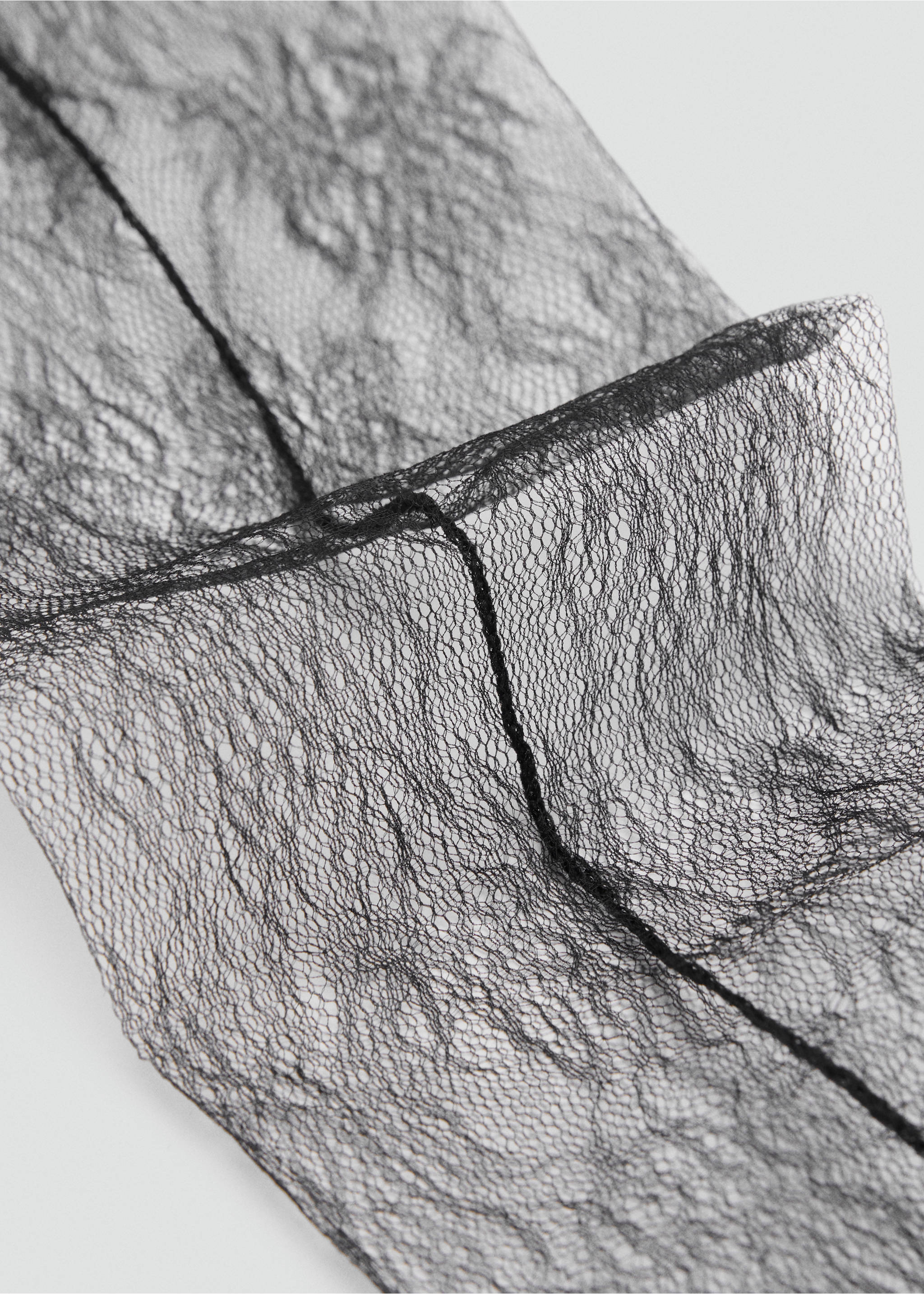 Lace socks - Medium plane, Black. Ref: 17038640-00.