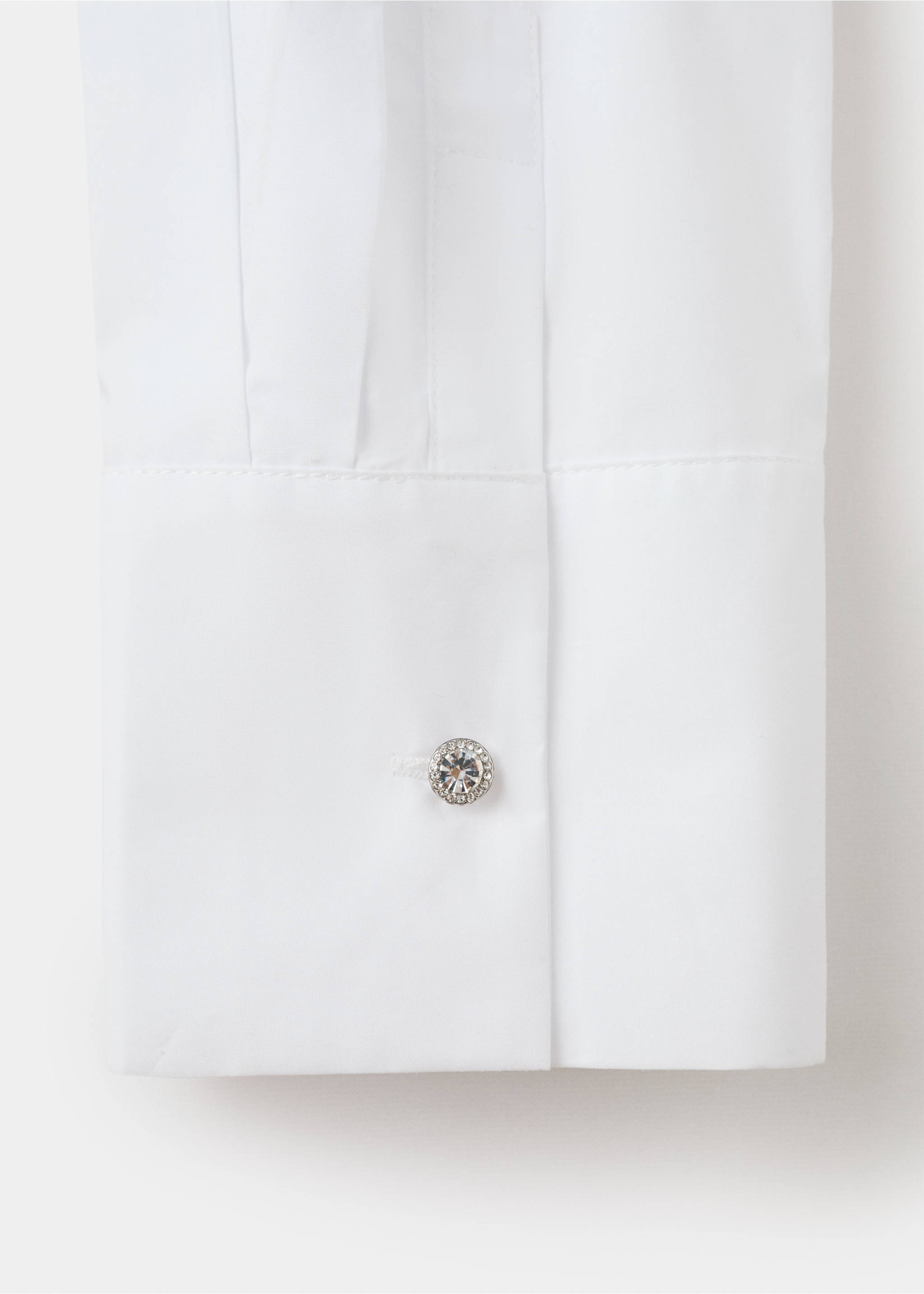 Camisa detalle cristales - Detalle del artículo 0, Blanco roto. Ref: 17039106-00.