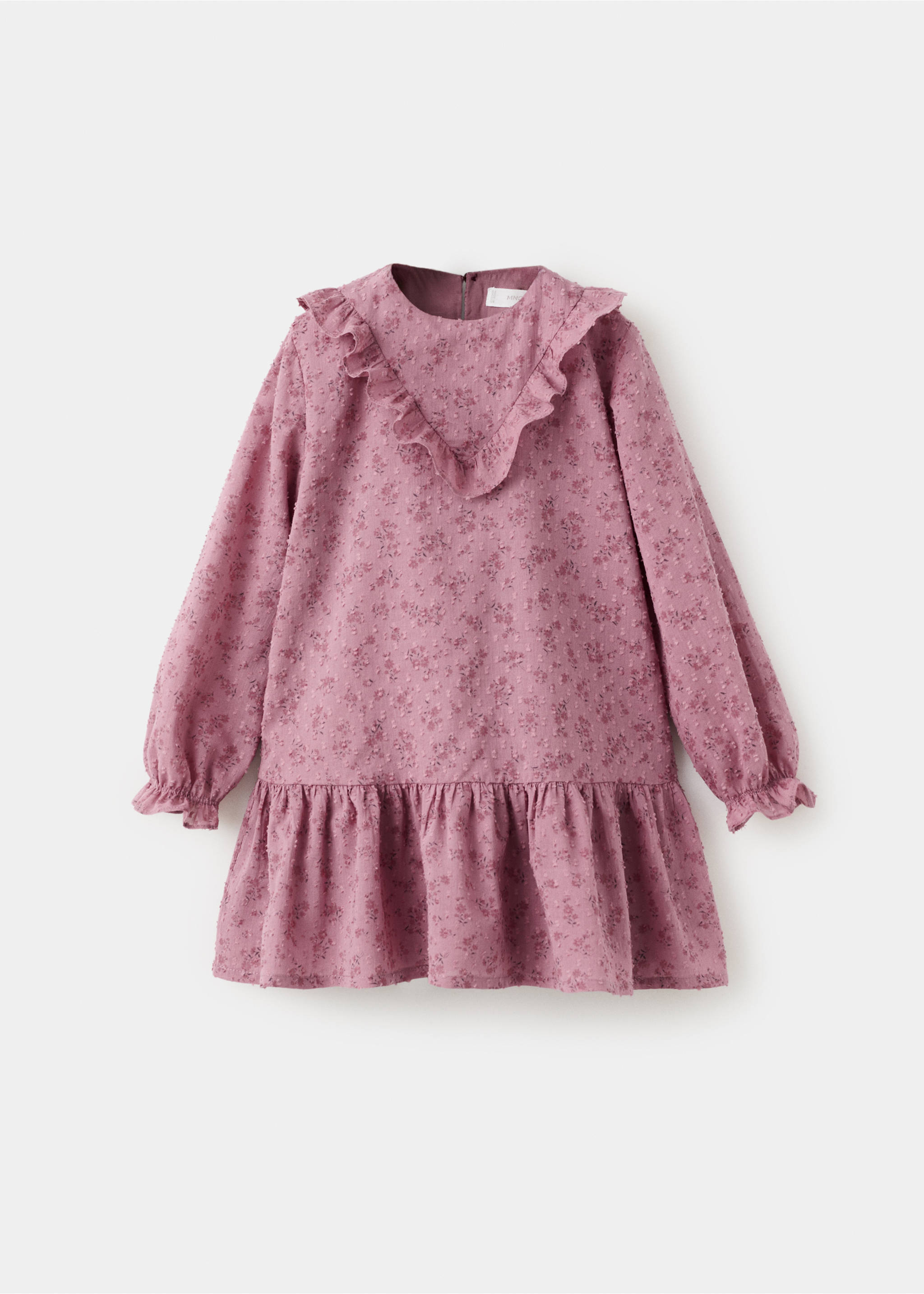 Floral print dress - Article without model, Maroon. Ref: 17039118-00.