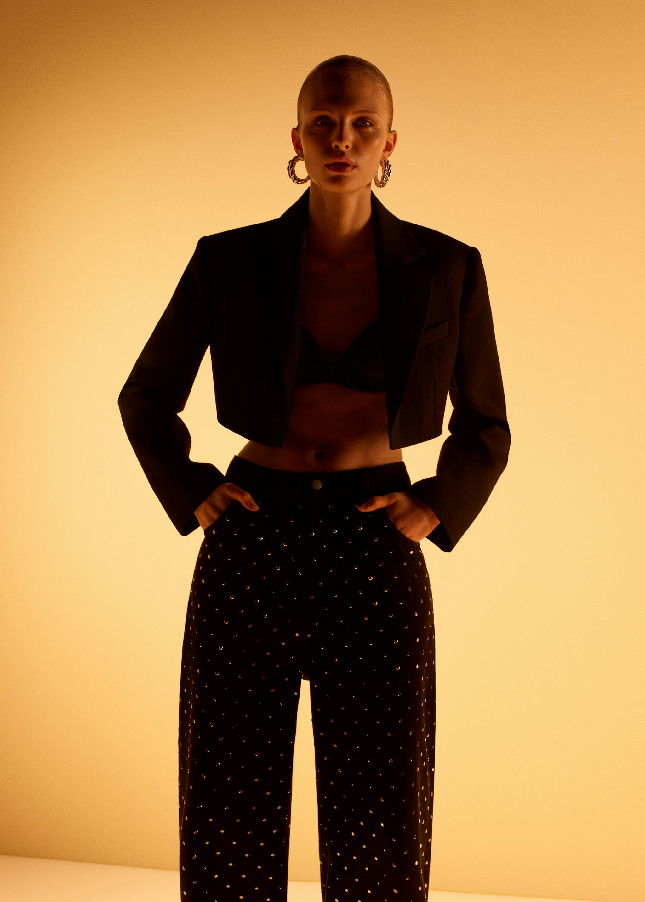 Jean large à strass - Détail de l'article 1