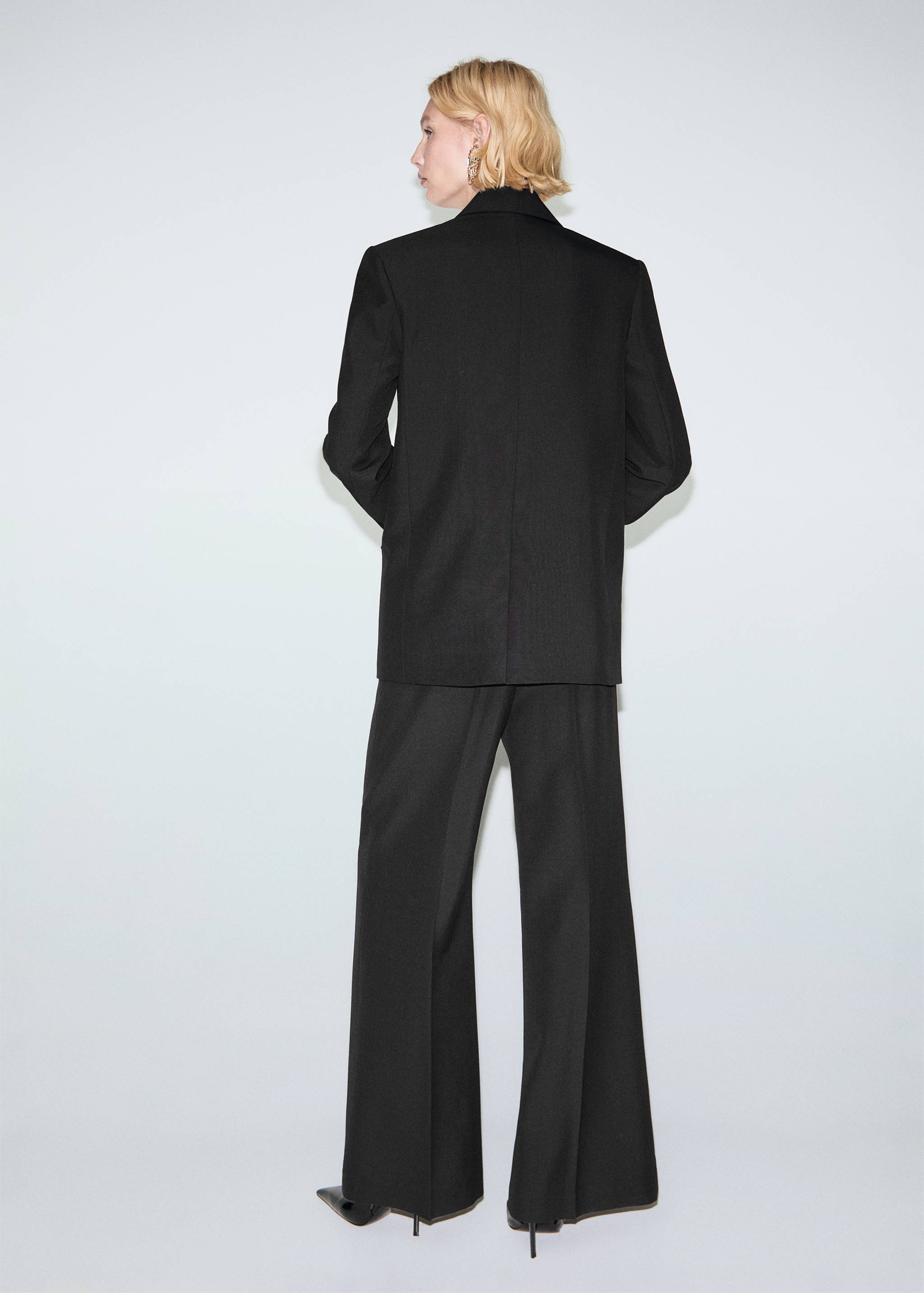 Pantalón traje mezcla lana - Reverso del artículo