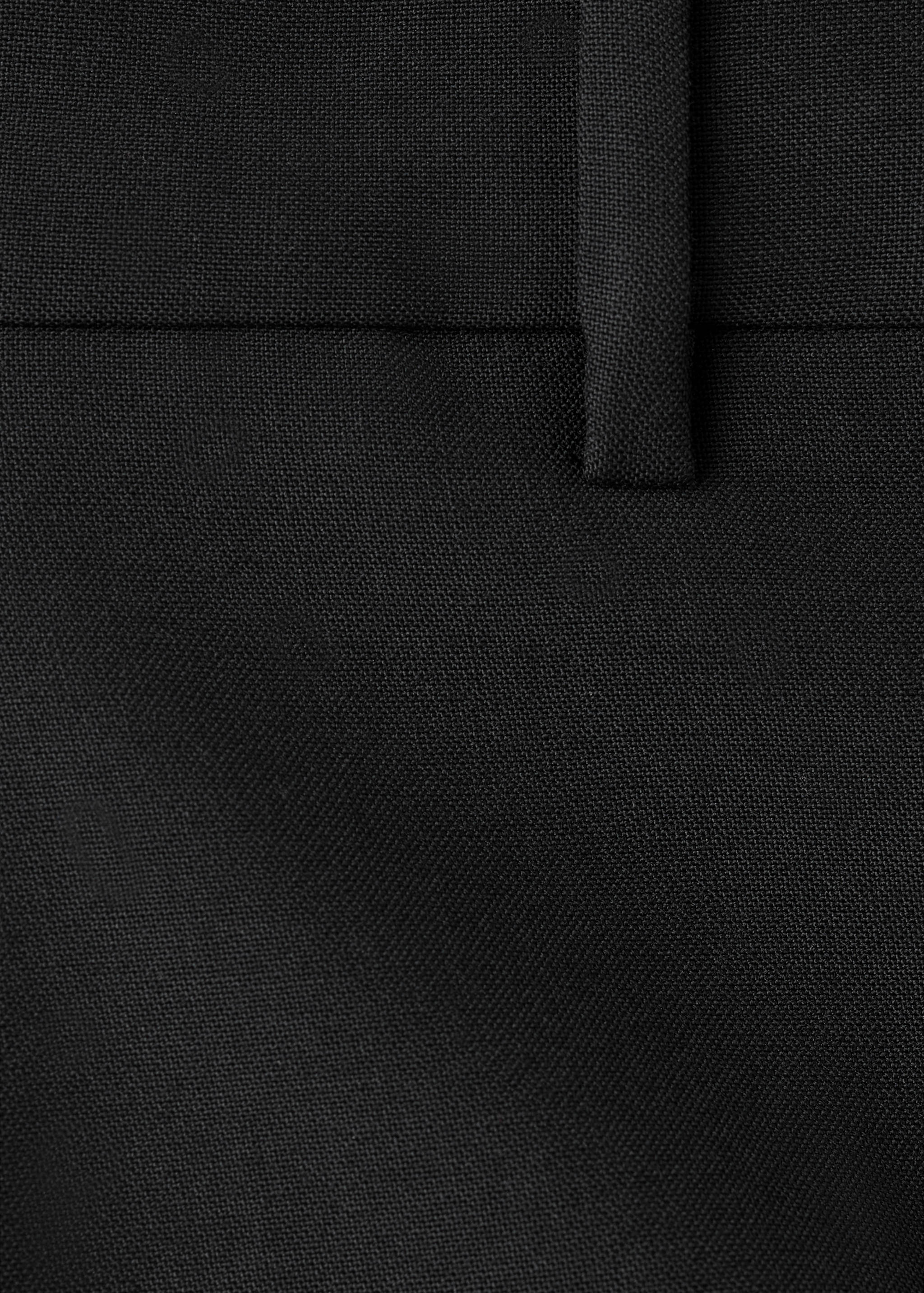 Pantalón traje mezcla lana - Detalle del artículo 0