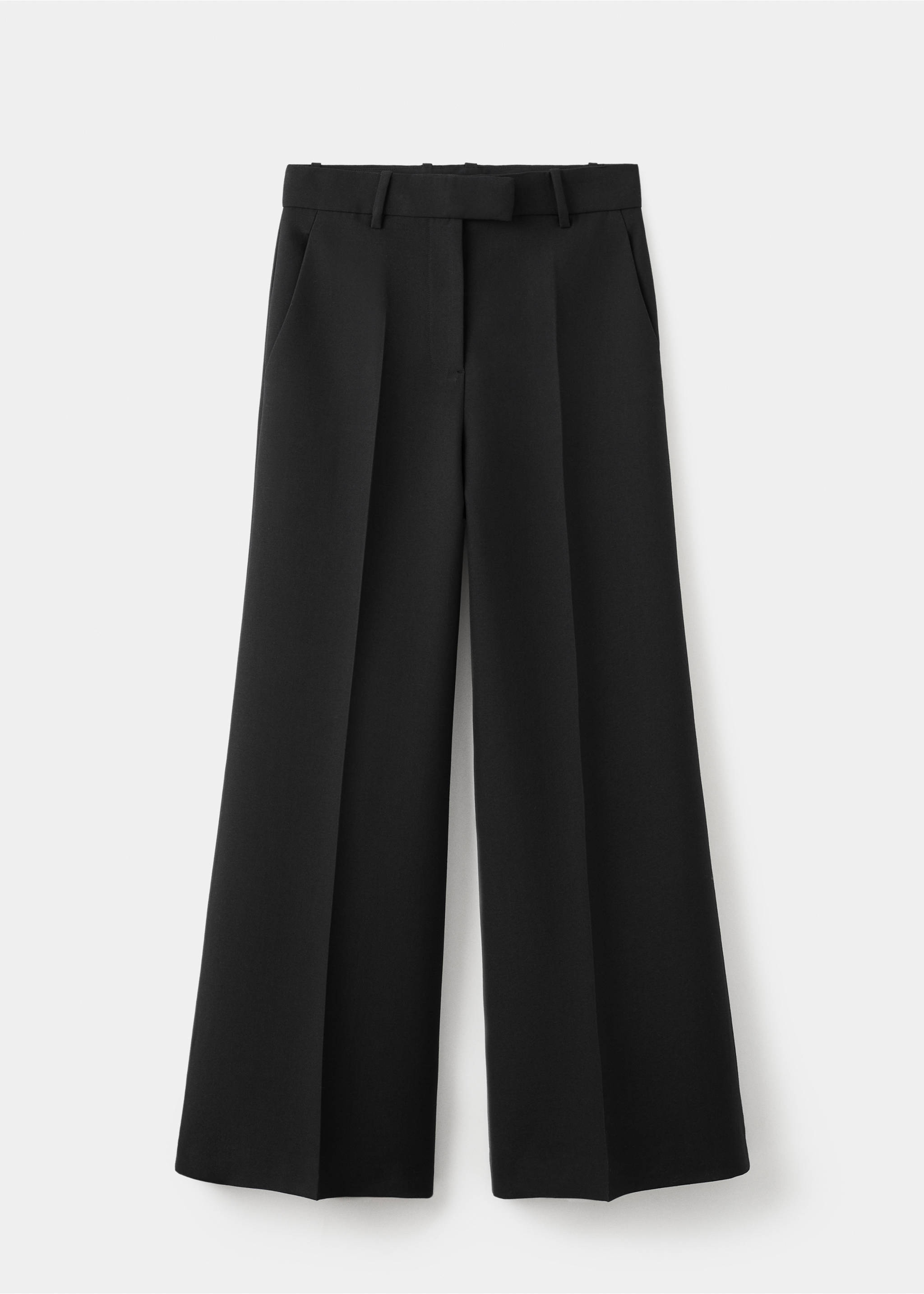 Wool-blend suit trousers - Article without model, Black. Ref: 17039408-00.